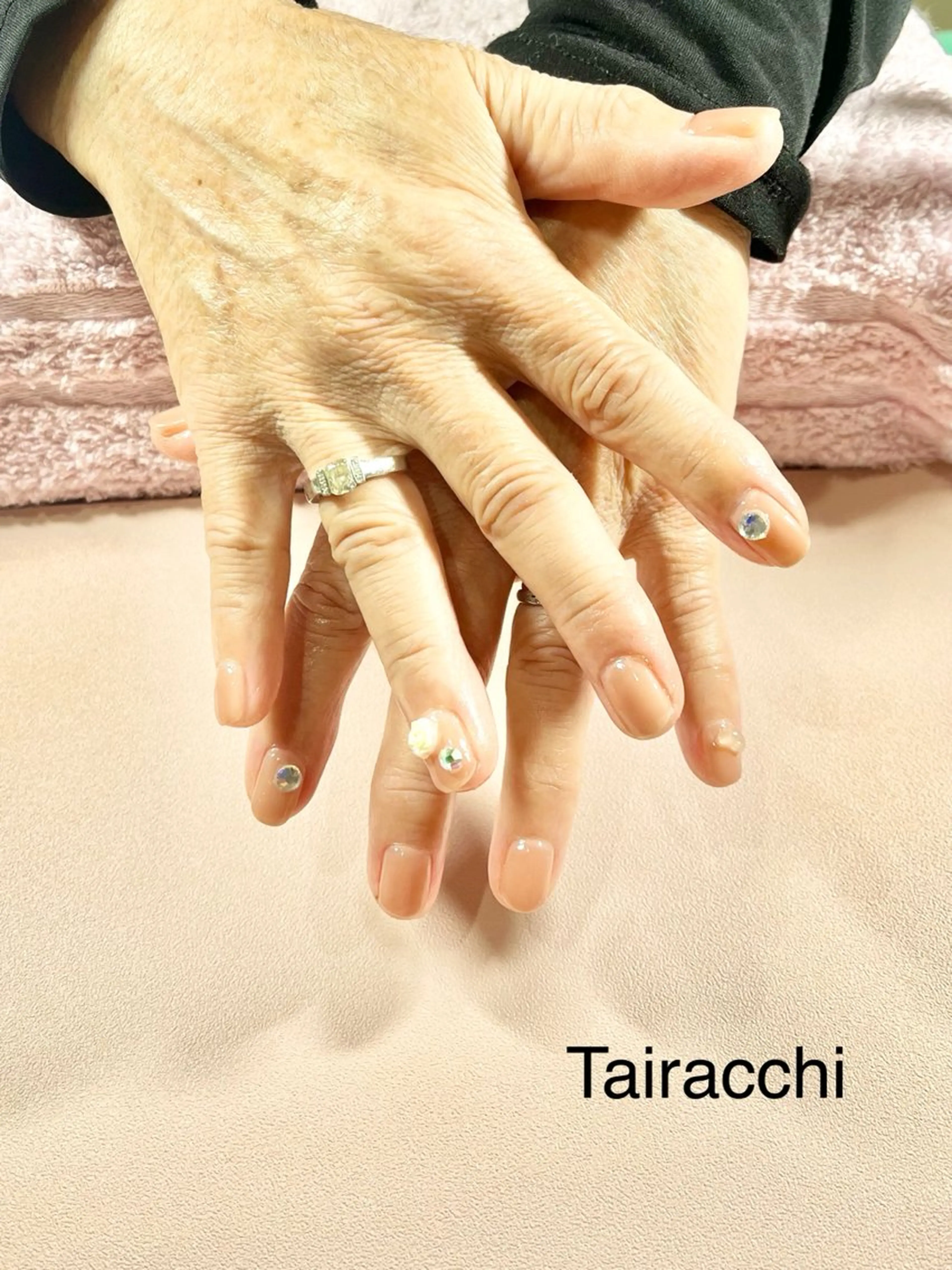 ネイル ジェルネイル ハート ハンドネイル Tairacchi ﾀｲﾗｯﾁのネイルデザイン