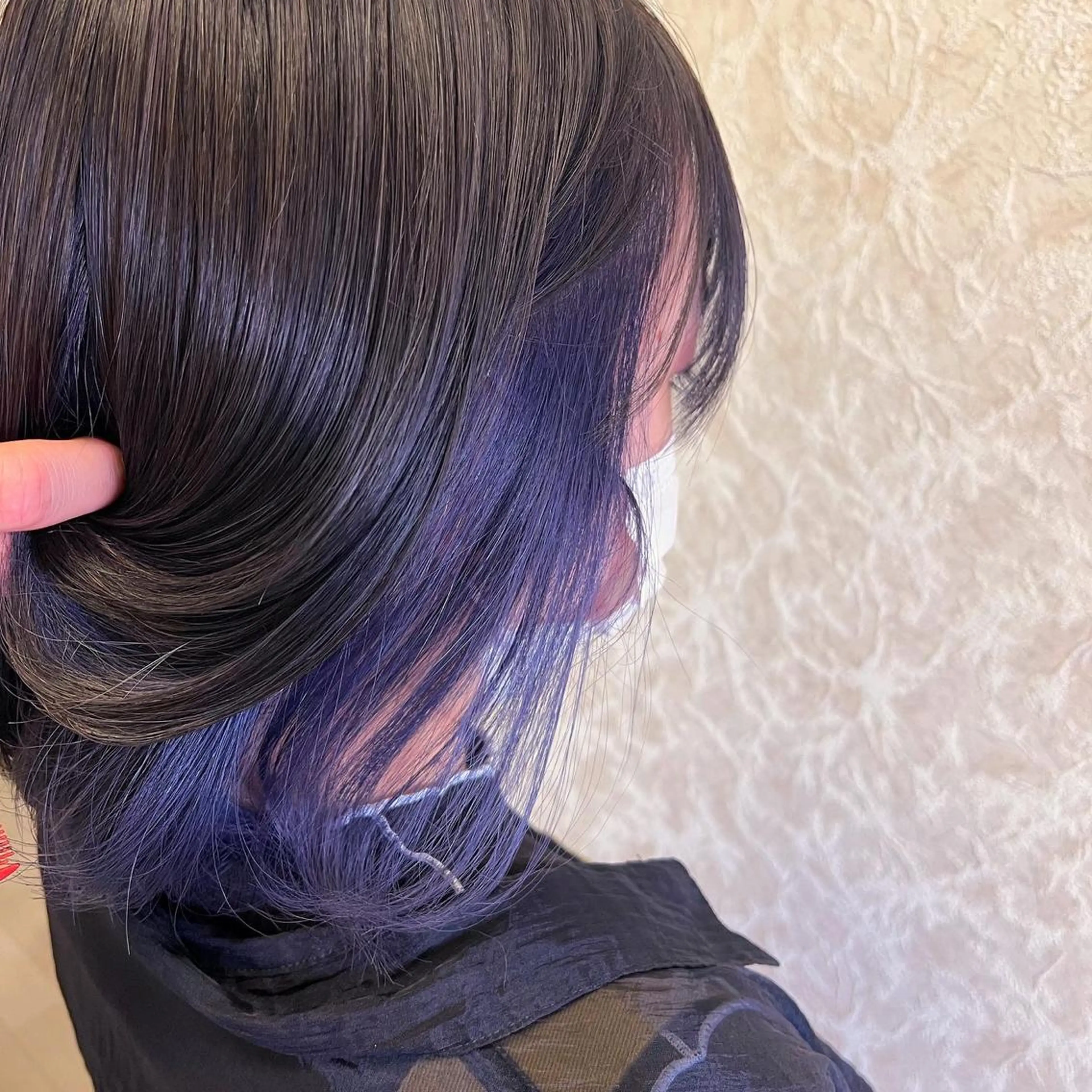 ミディアム カラー ブリーチ 透明感カラー グレージュ ハイライトカラー インナーカラー カット ヘアカラー トリートメント ブリーチ/髪質改善/ レイヤー/YUTO‎のヘアスタイル