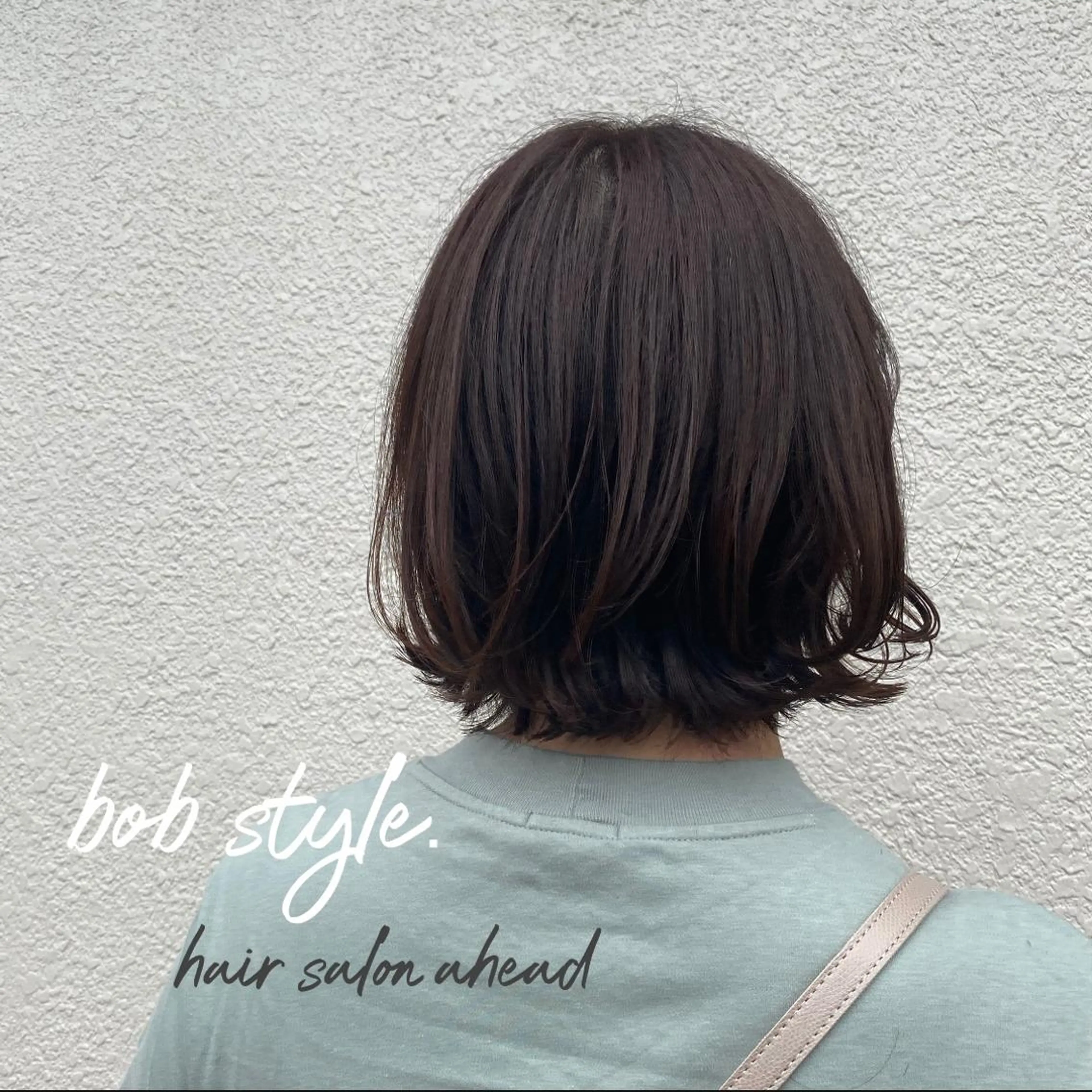 ミディアム ボブ レイヤーカット 🪻花屋併設🪻秀島 有紀のヘアスタイル
