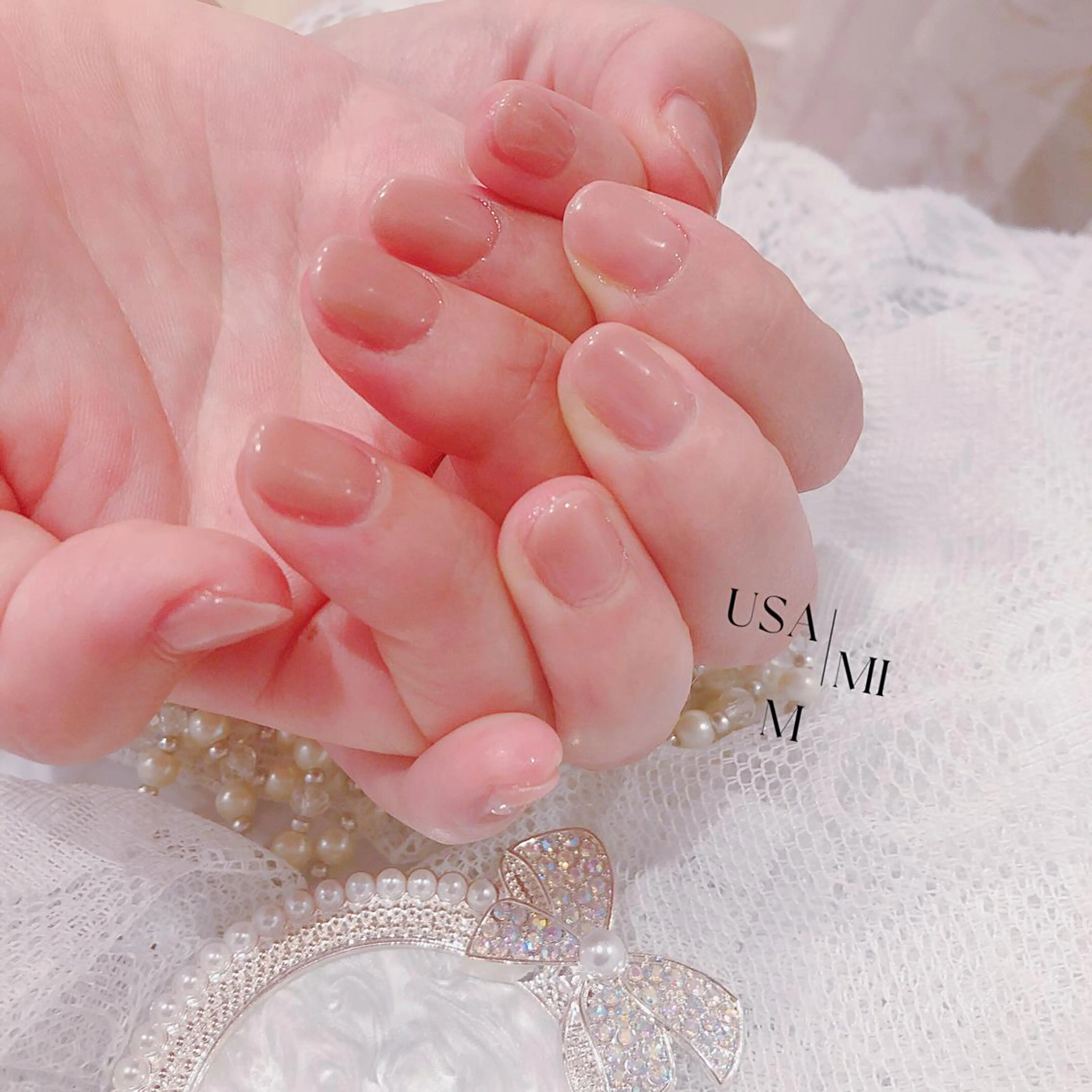 ネイル ハンドネイル 💕🐰うさみみ🐰 💕のネイルデザイン