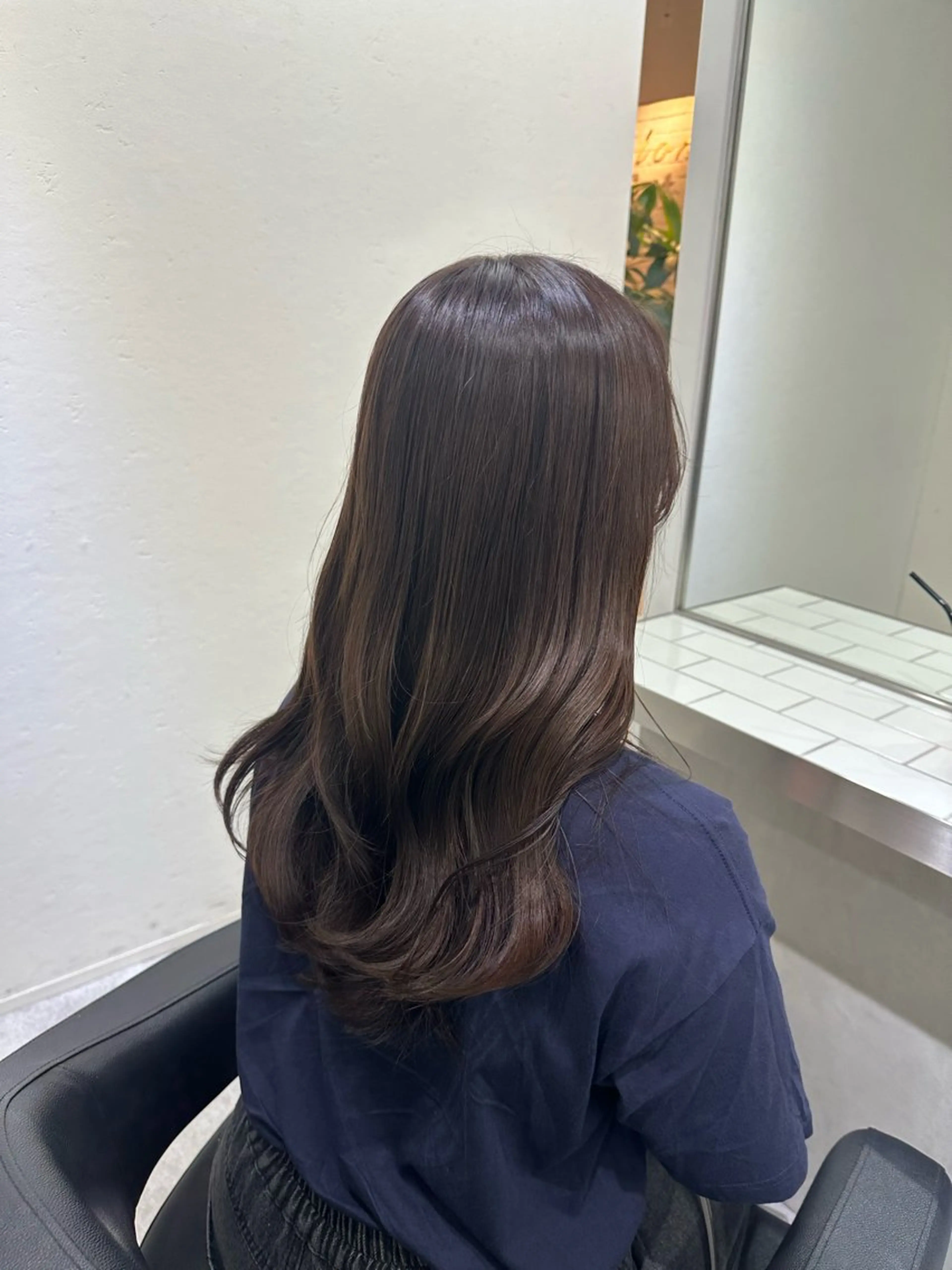 セミロング カラー カット ヘアカラー トリートメント 銀座/ヘアセット シマムラ ミホのヘアスタイル