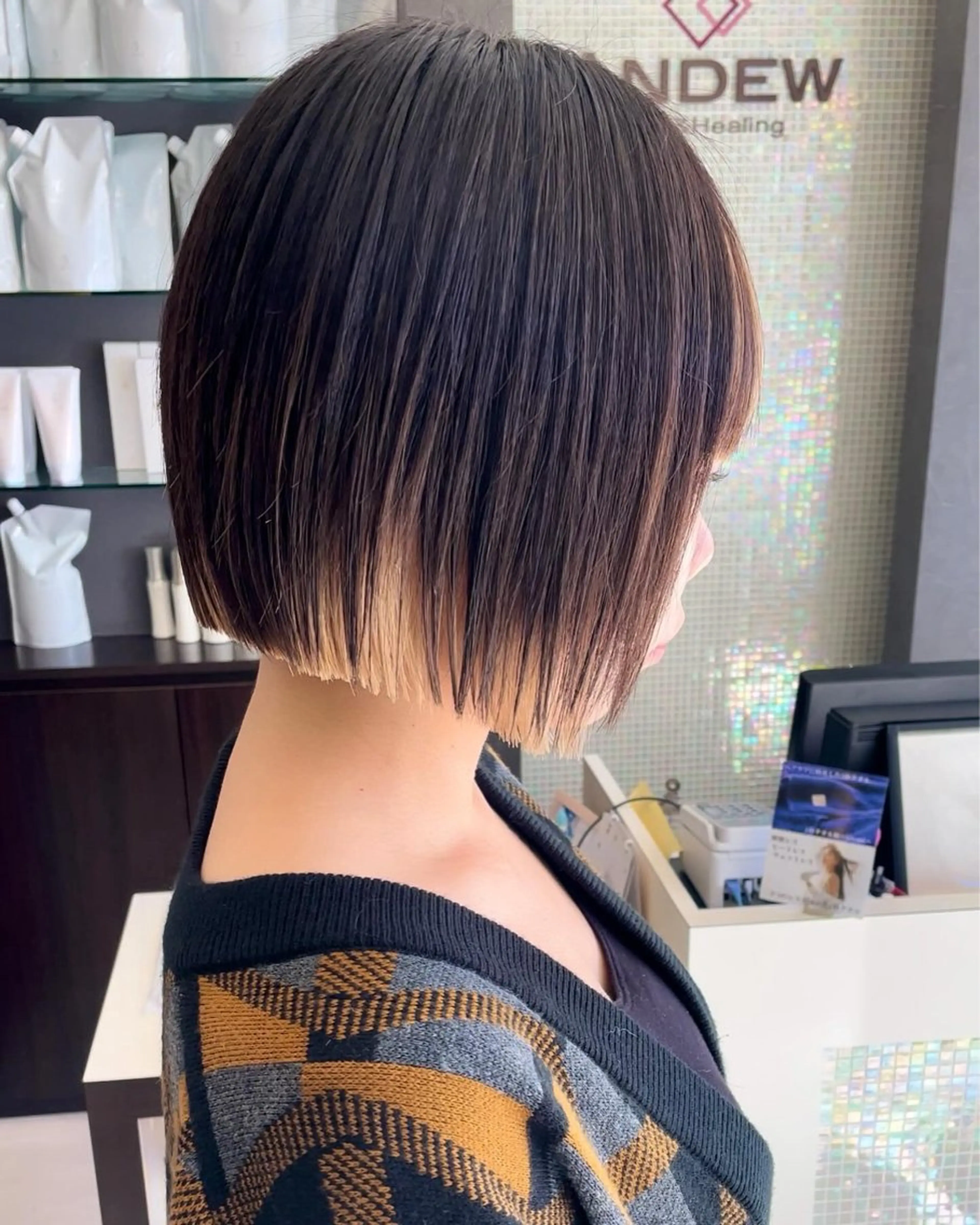 ショート 切りっぱなしボブ ボブ 武田 清久のヘアスタイル