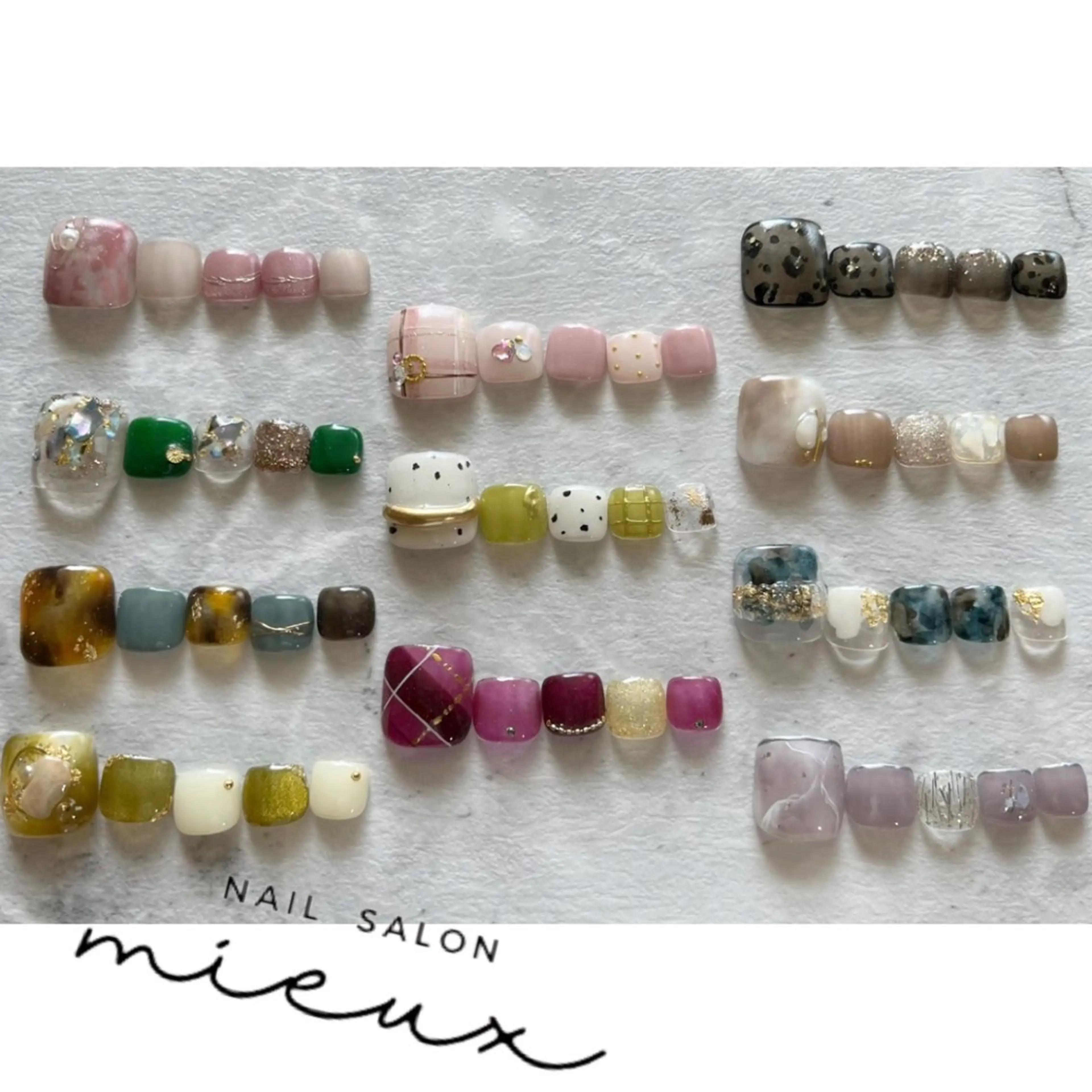 ネイル フットネイル nail salon mieux所属・mieux ariiiのネイルデザイン