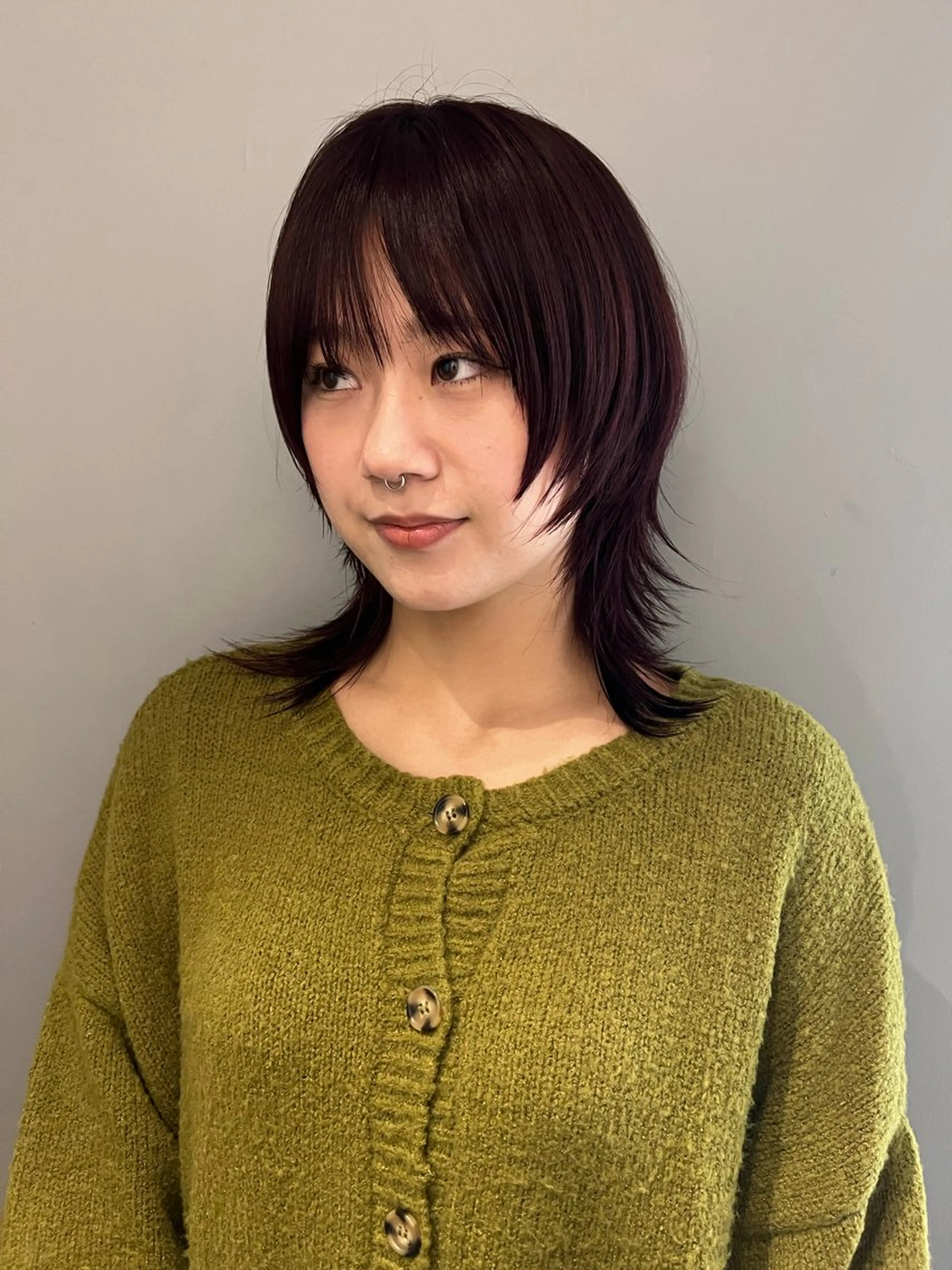 ミディアム カラー haco＋所属・圧倒的デザイン力 店長🎨RENAのヘアスタイル