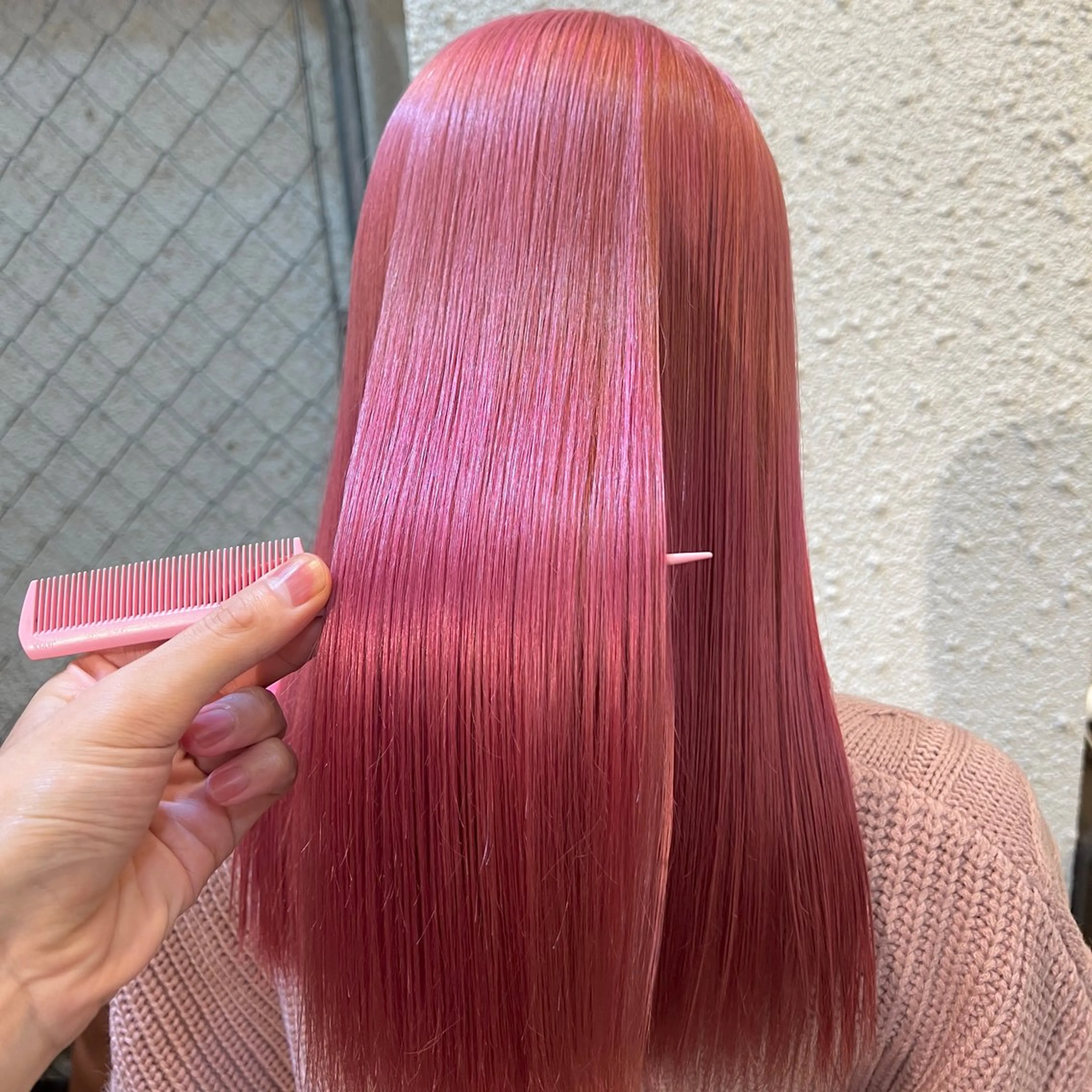 ロング カラー ピンクカラー ✨艶髪職人 しょうたろう✨のヘアスタイル