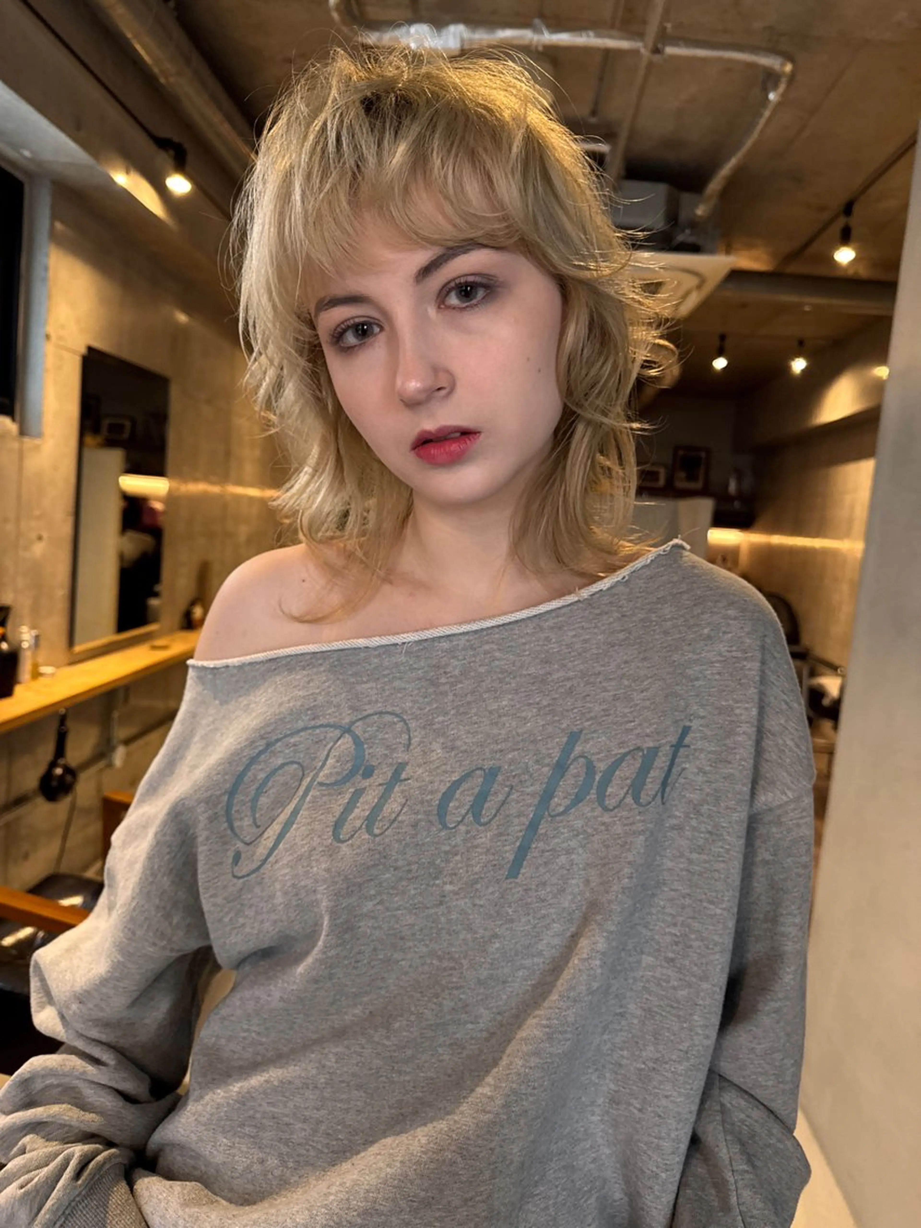 ミディアム レイヤーカット 似合わせカット カット ヘアカラー トリートメント 鎌田健/ボブ/ カラー/パーマのヘアスタイル