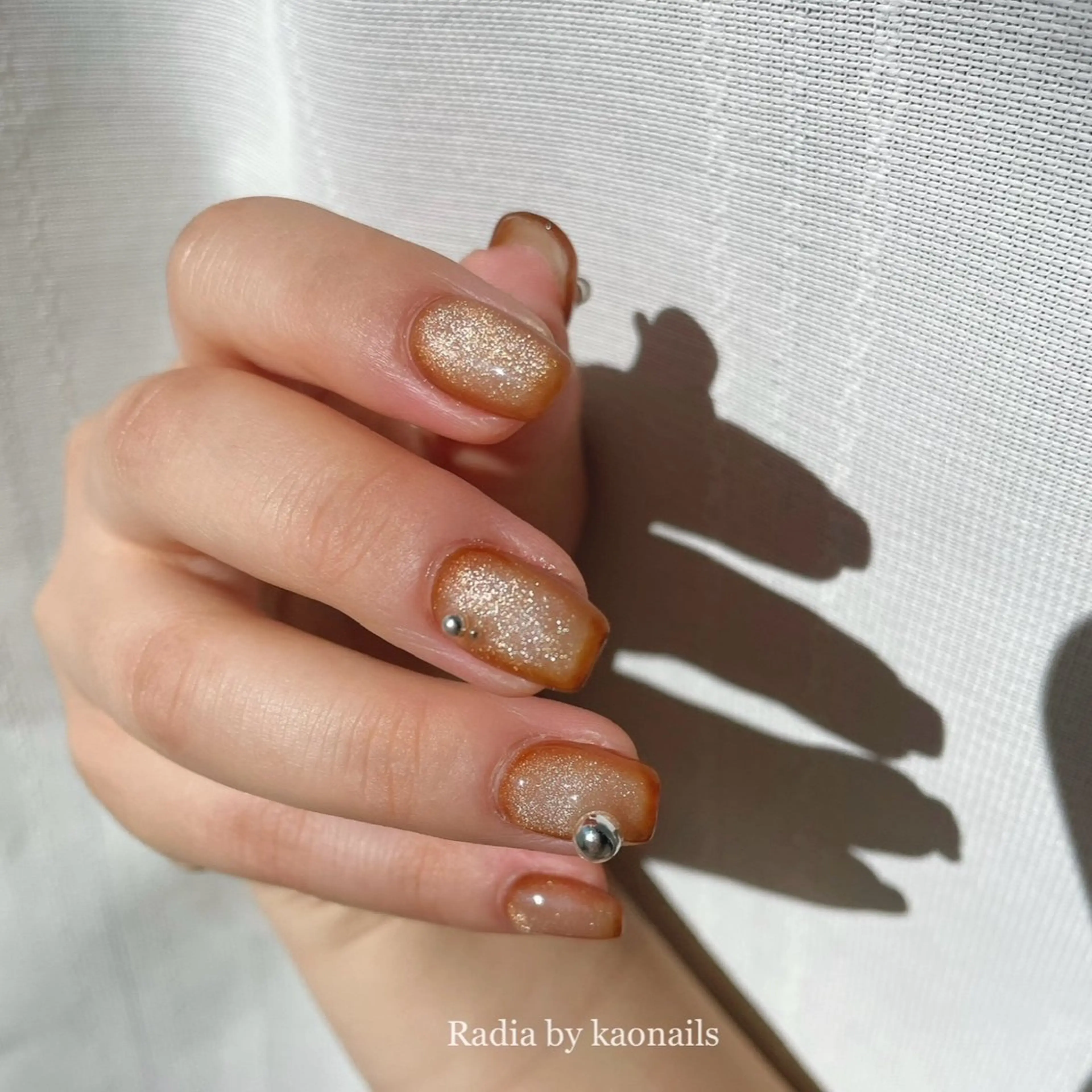 ネイル ハンドネイル Radia bykaonailsのネイルデザイン