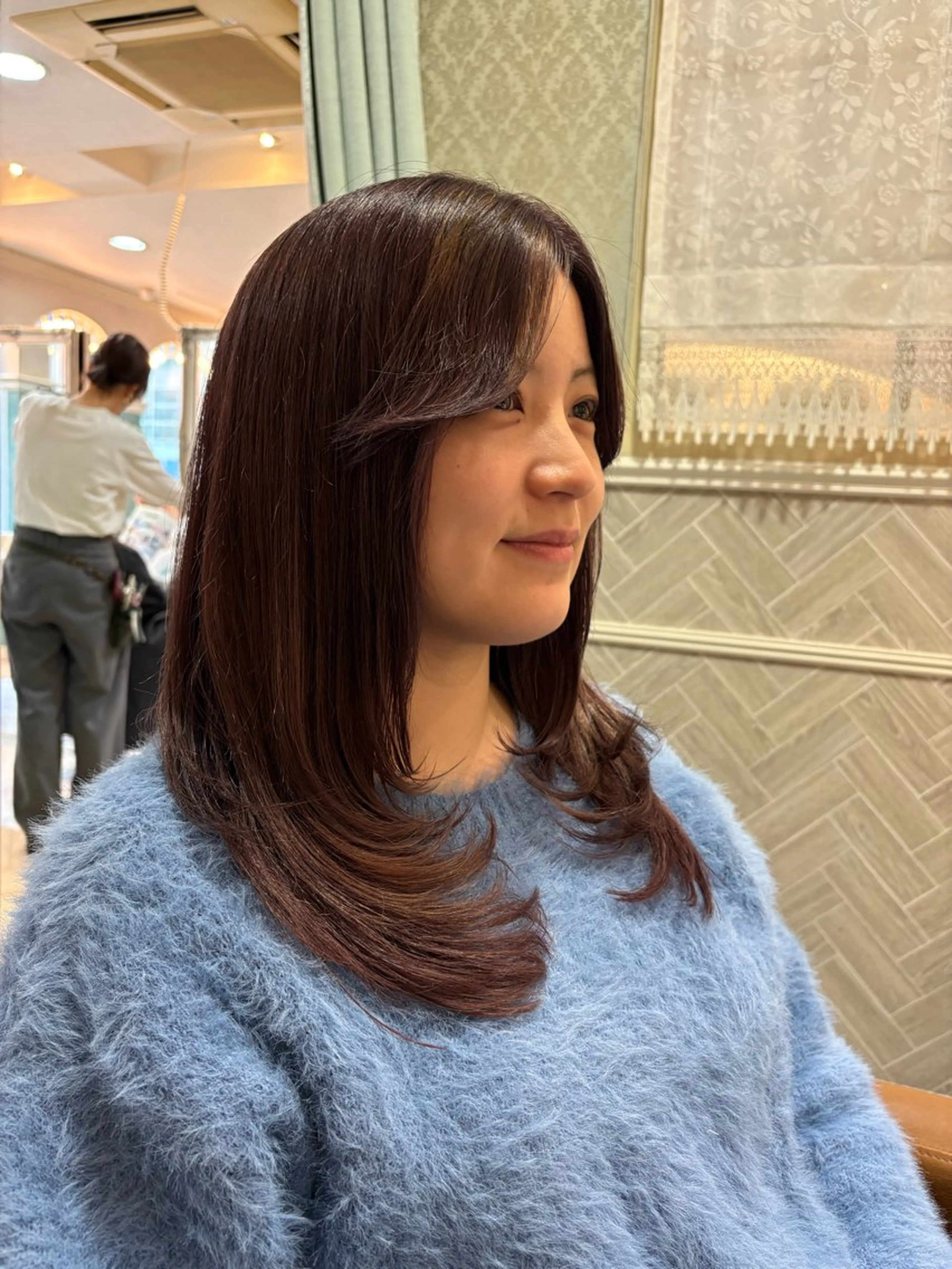 セミロング セミロングパーマ Lond所属・ボブ/顔まわり /みそらのヘアスタイル