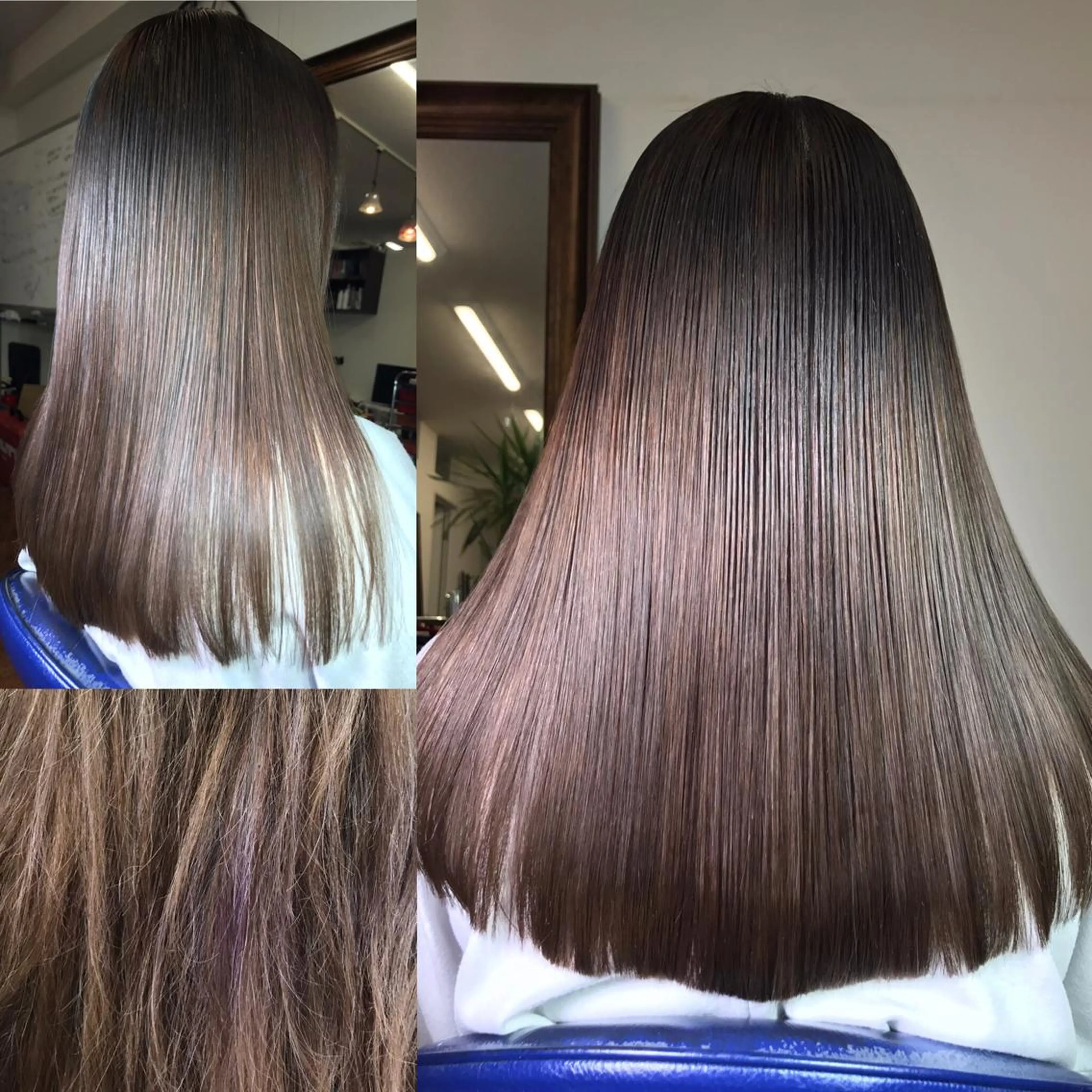 ロング 縮毛矯正 ev  hair所属・江袋 敏昭のヘアスタイル