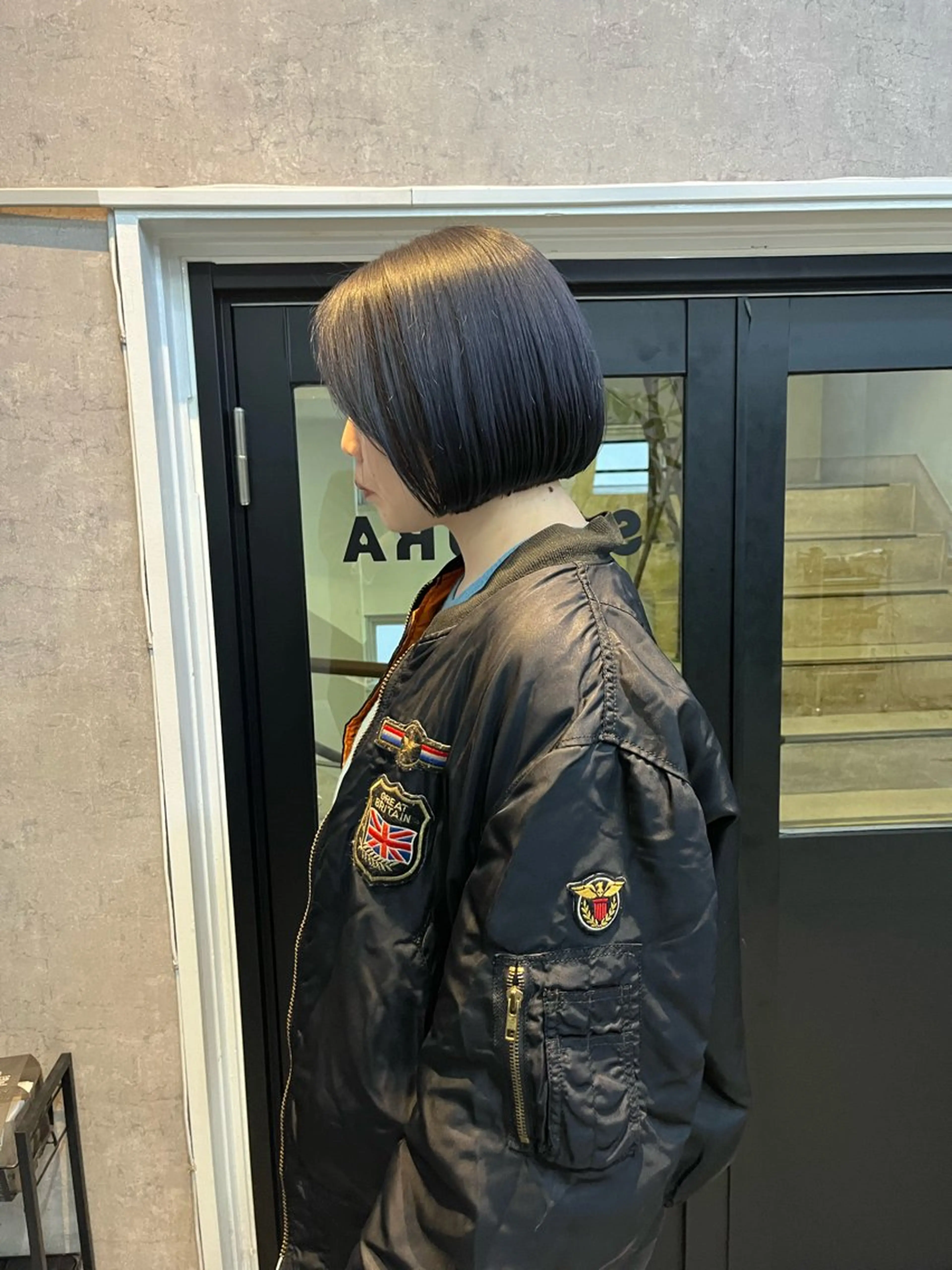 ショート カット 縮毛矯正 ボブ×縮毛矯正 ryotaのヘアスタイル