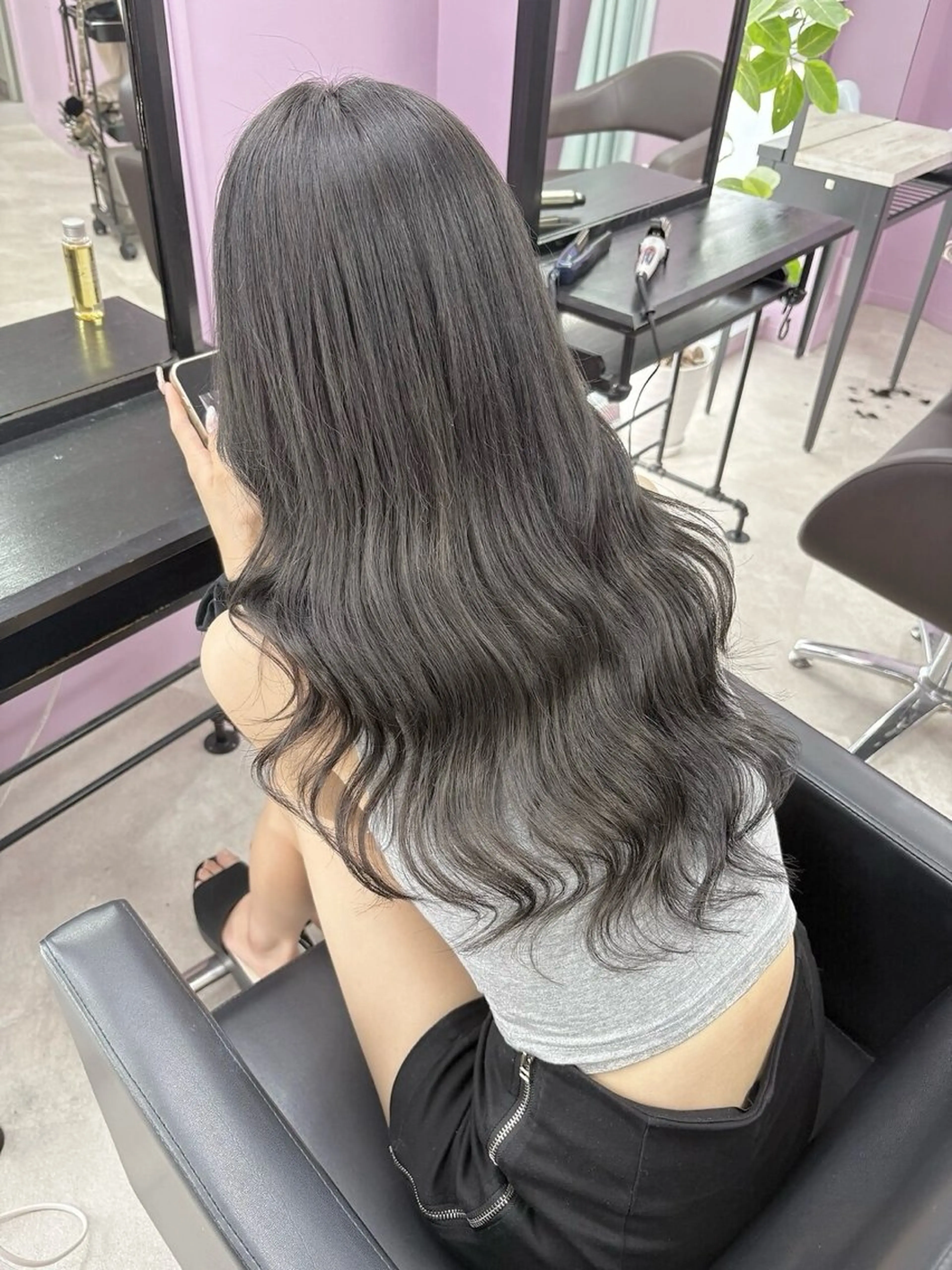 ロング カラー カット ヘアカラー トリートメント 韓国/艶感/レイヤー AVANCE難波店のヘアスタイル