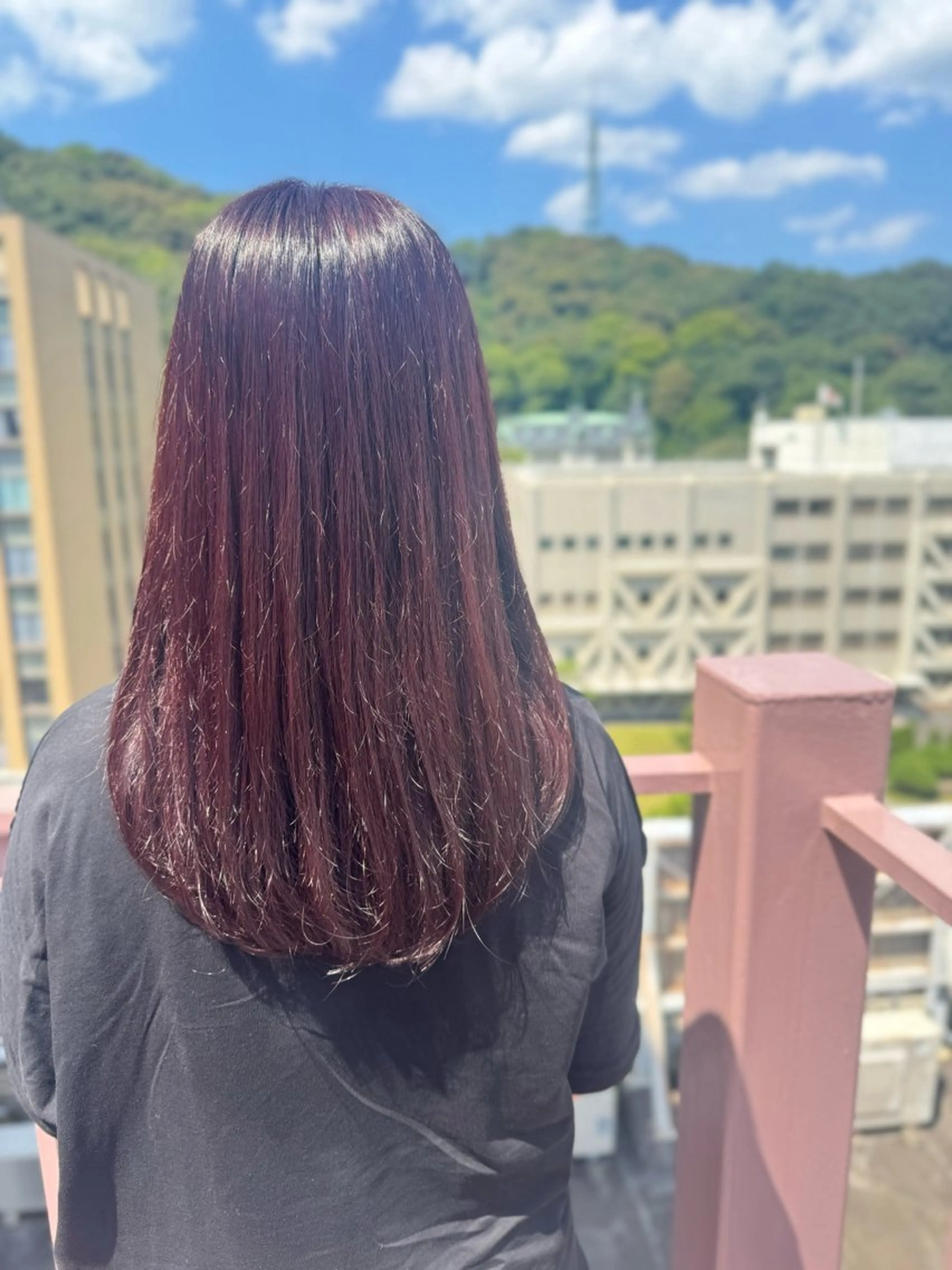 セミロング カラー ピンクカラー カット ヘアカラー Viage （ビアージュ）のヘアスタイル