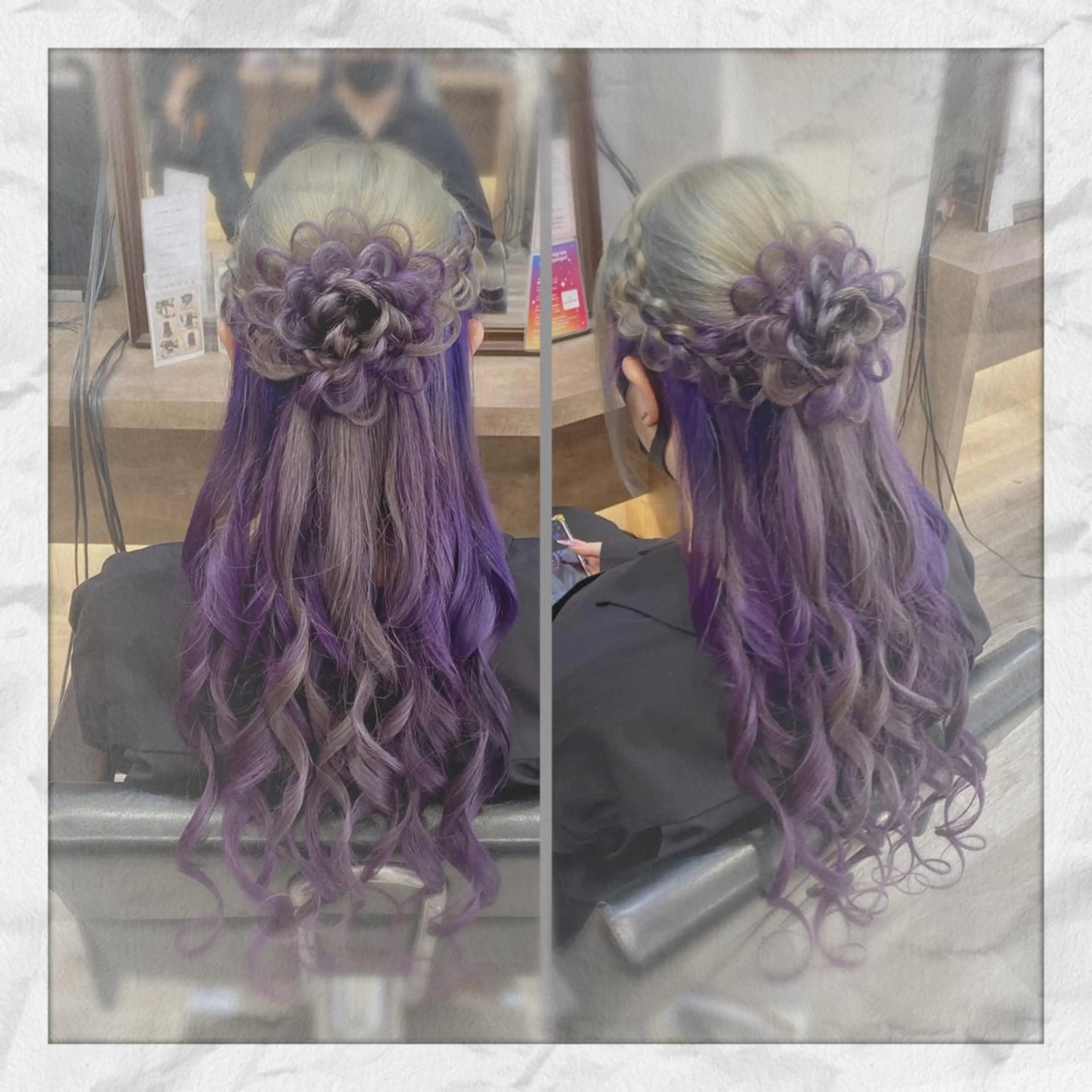 ロング ヘアアレンジ ヘアセット ヘアセット/着付け 𓇼 松本 夏美𓇼のヘアスタイル