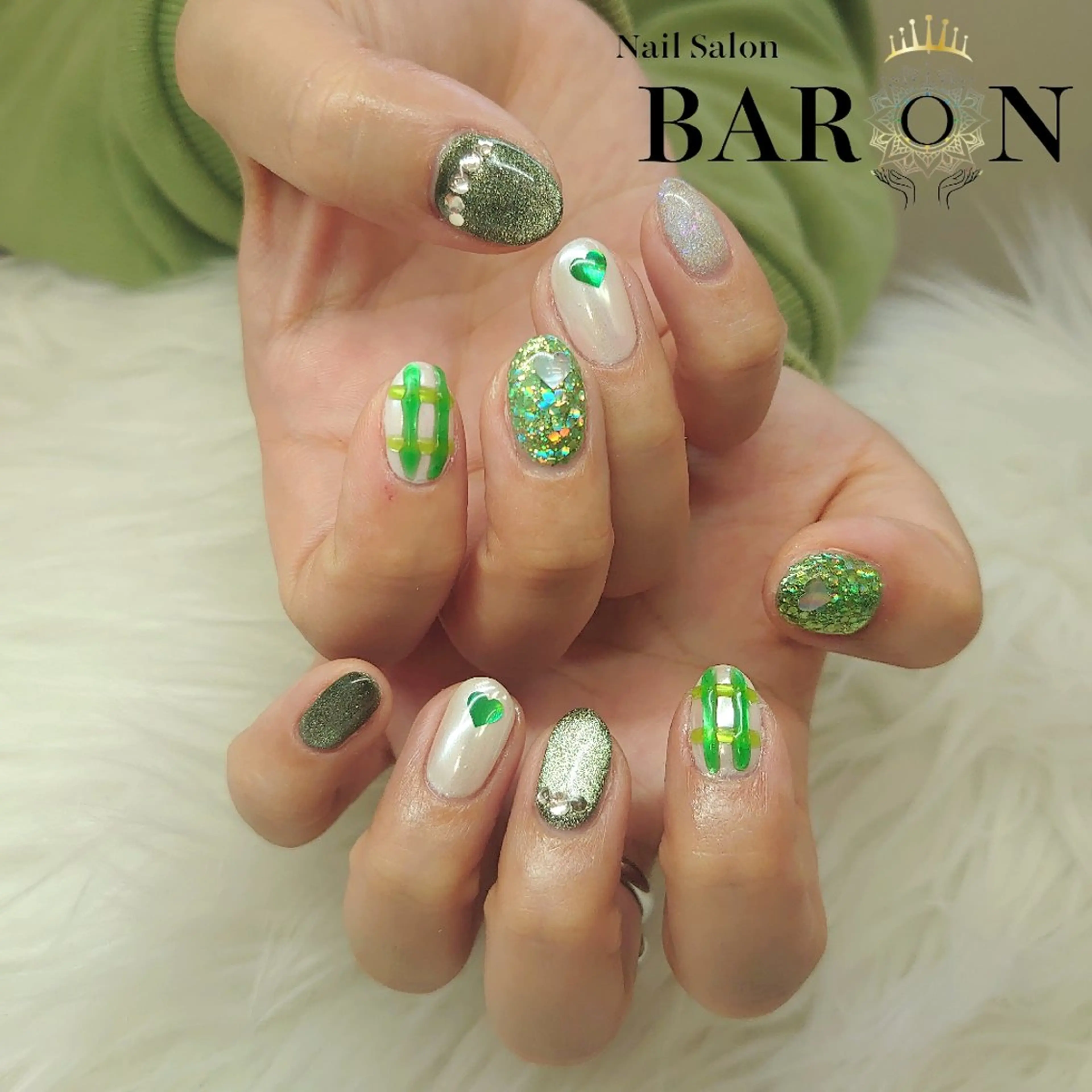 ネイル 持ち込み ♛BARON♛ AOIのネイルデザイン