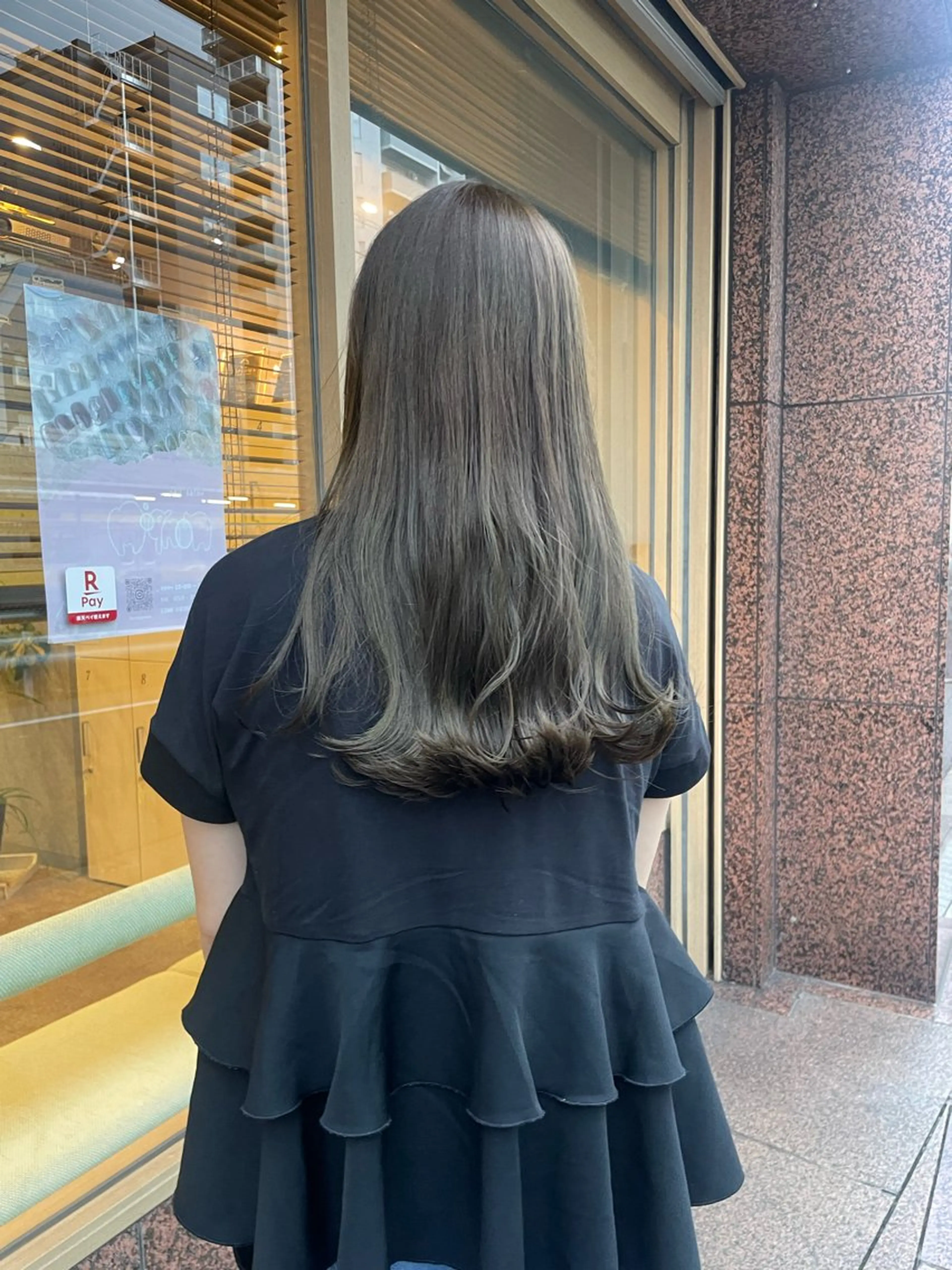 ロング カラー ベージュカラー 透明感カラー オリーブベージュ 髪質改善/Bloss om🌷高橋沙衣のヘアスタイル
