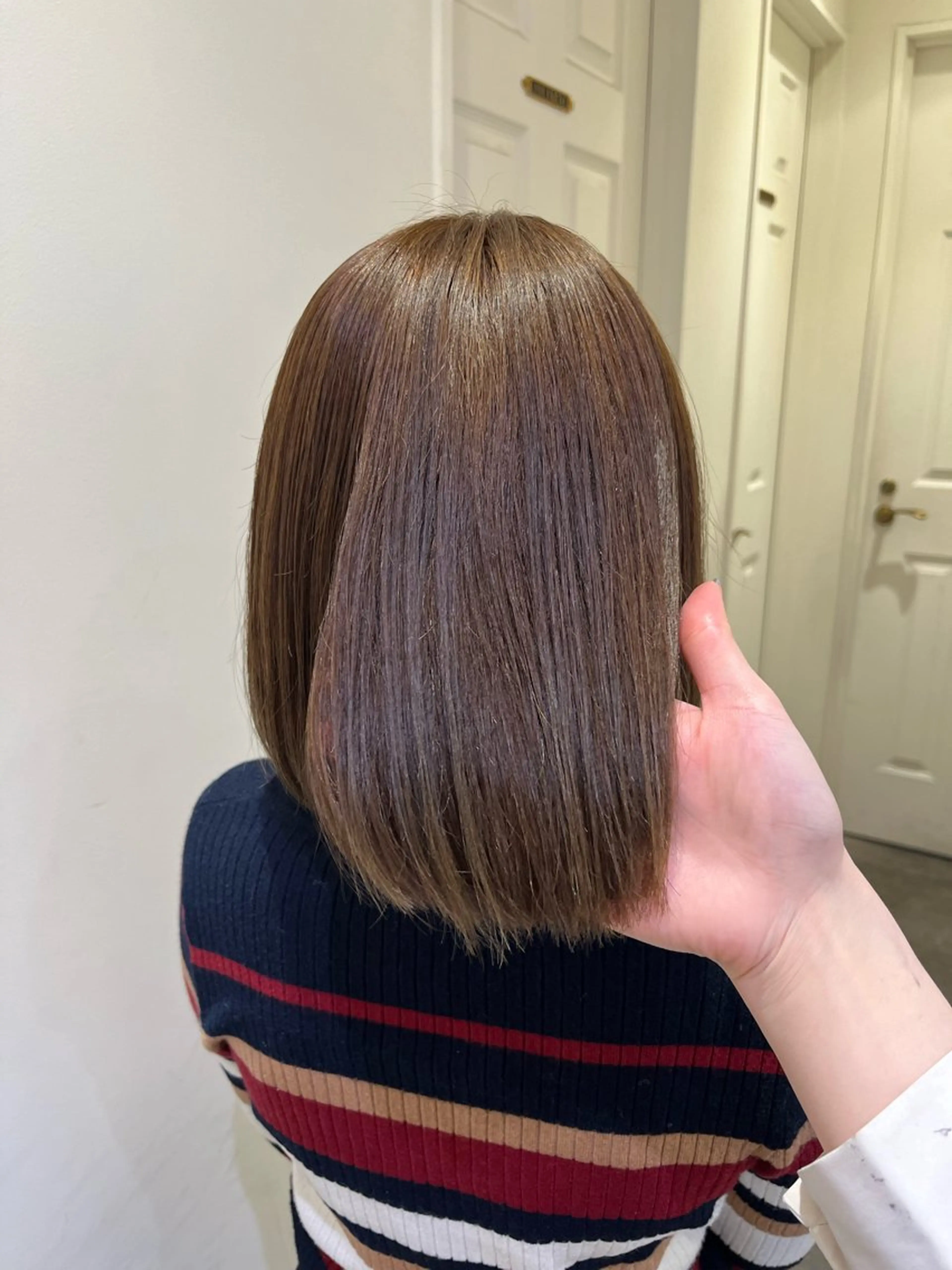 カラー ベージュカラー ブリーチ ダブルカラー ブリーチなしカラー ヘアカラー 🎀透明感ヘア🎀 ピンクカラー/amiのヘアスタイル