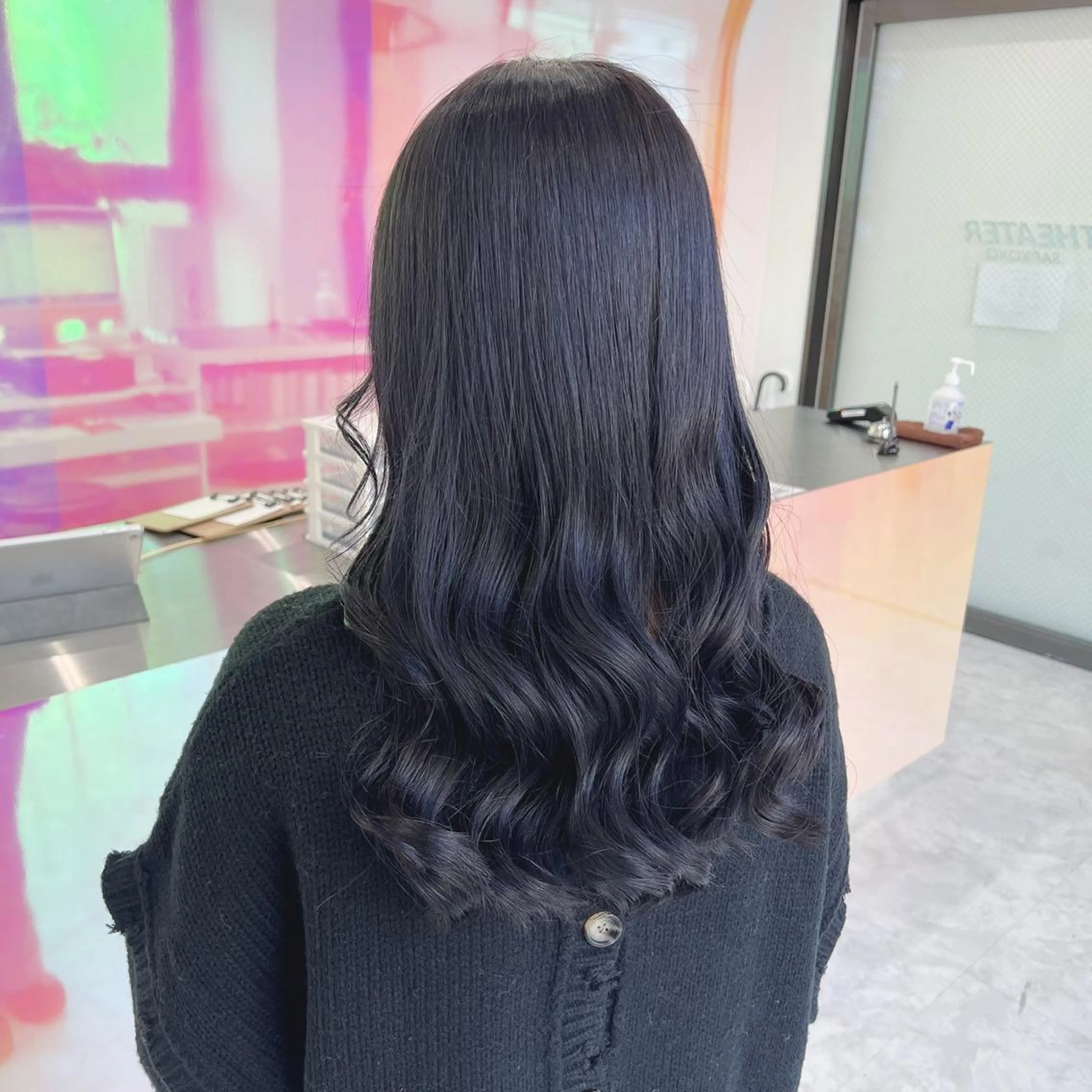 セミロング カラー お客様満足No.1 🌈Neneのヘアスタイル