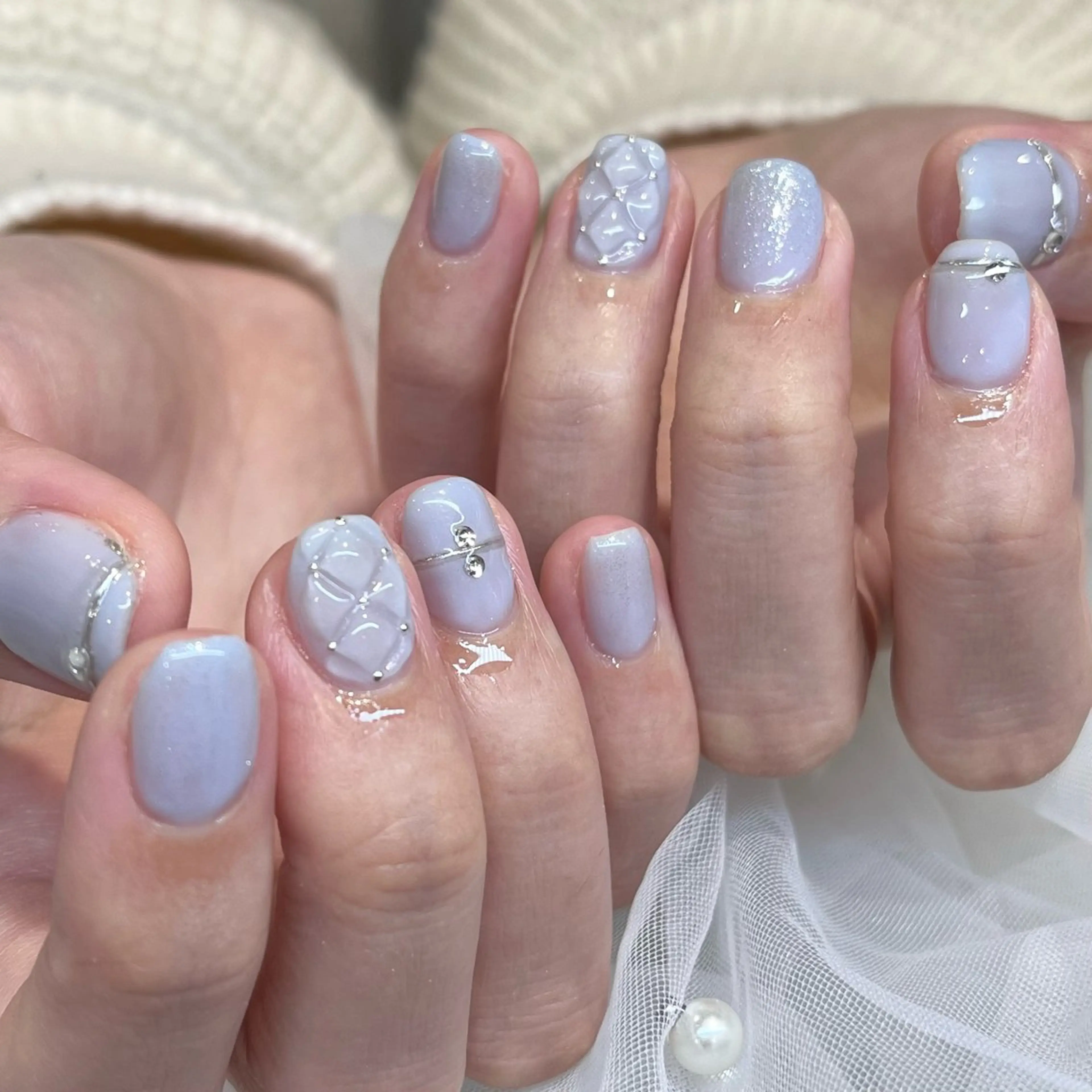 ネイル ハンドネイル 内田 里穂のネイルデザイン