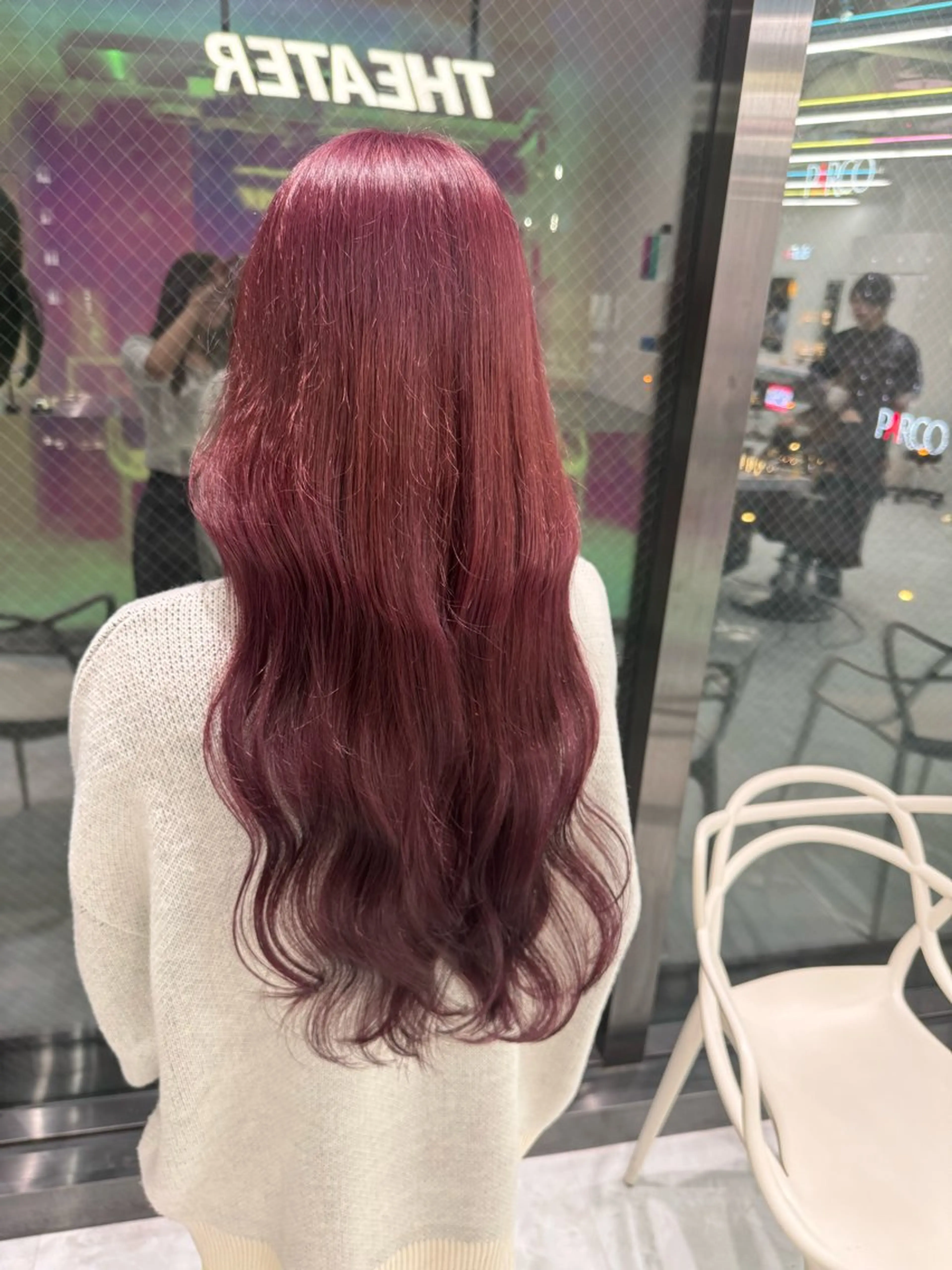 ロング カラー ラベンダーカラー ピンクカラー ピンクラベンダー カット ヘアカラー トリートメント ヘアセット ♡ブリーチカラー♡ Mirioのヘアスタイル
