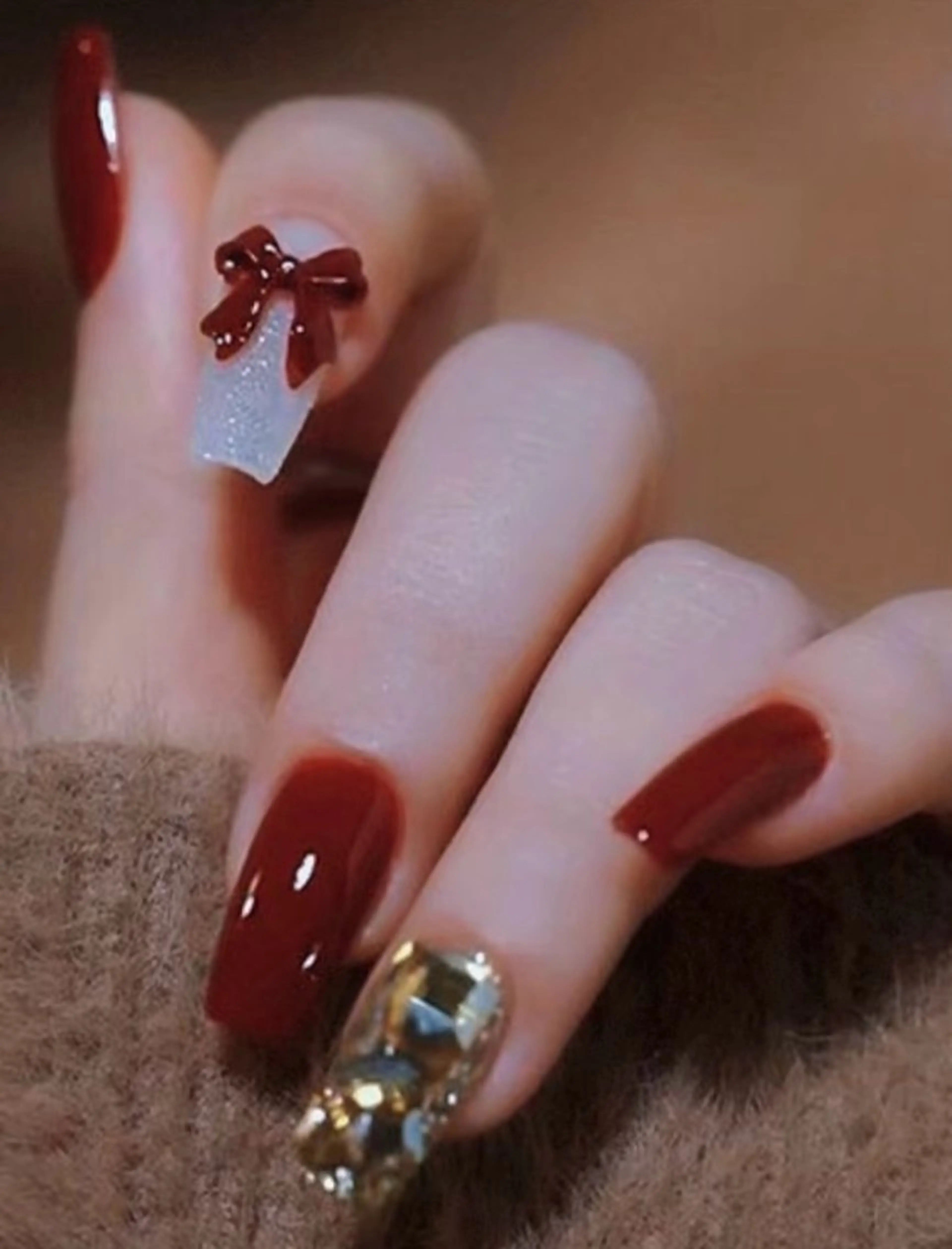 ネイル ハンドネイル H3 Nail Tsuki🦋💙のネイルデザイン