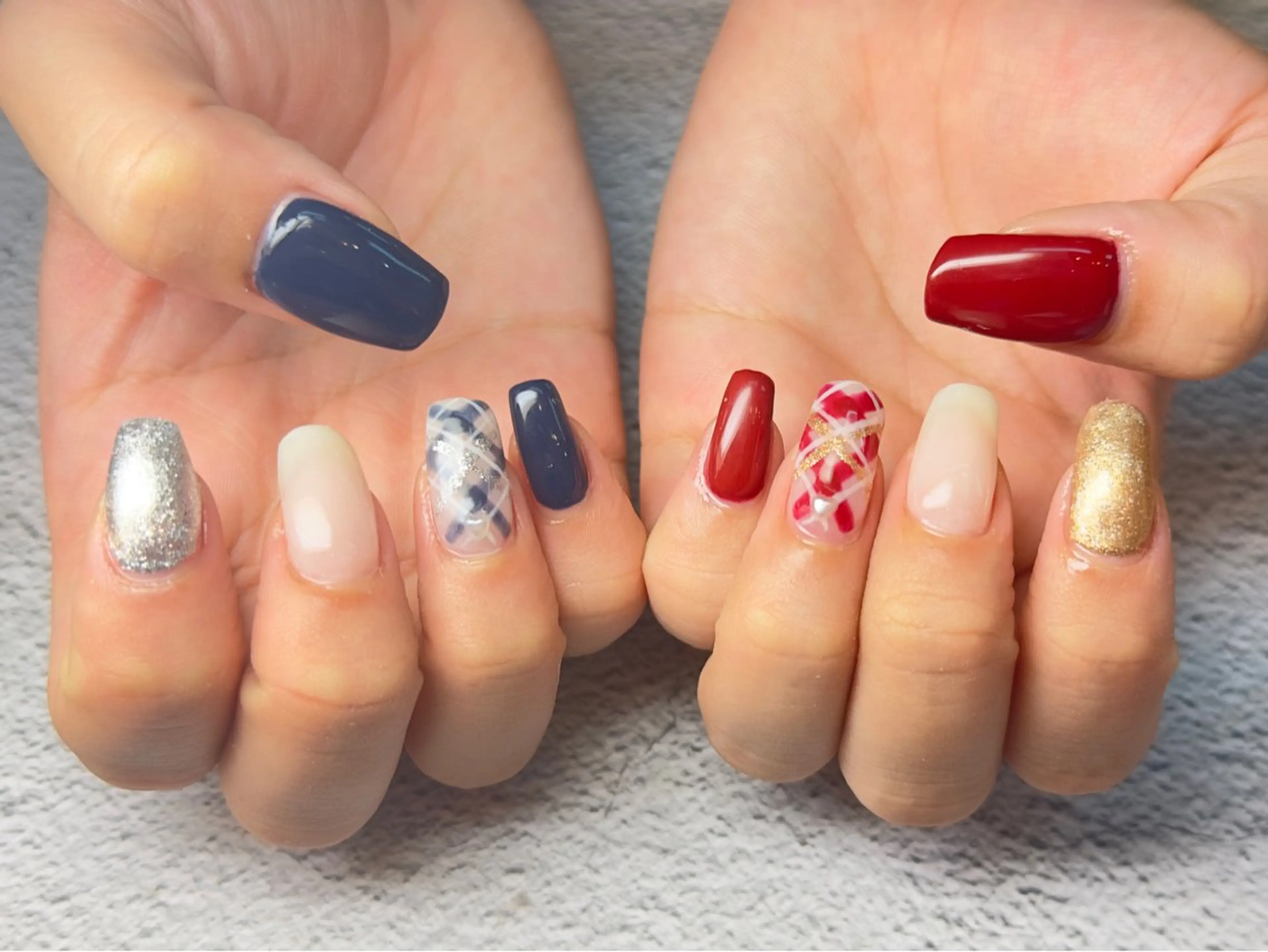 ネイル ハンドネイル Queennail 北堀江AYAのネイルデザイン