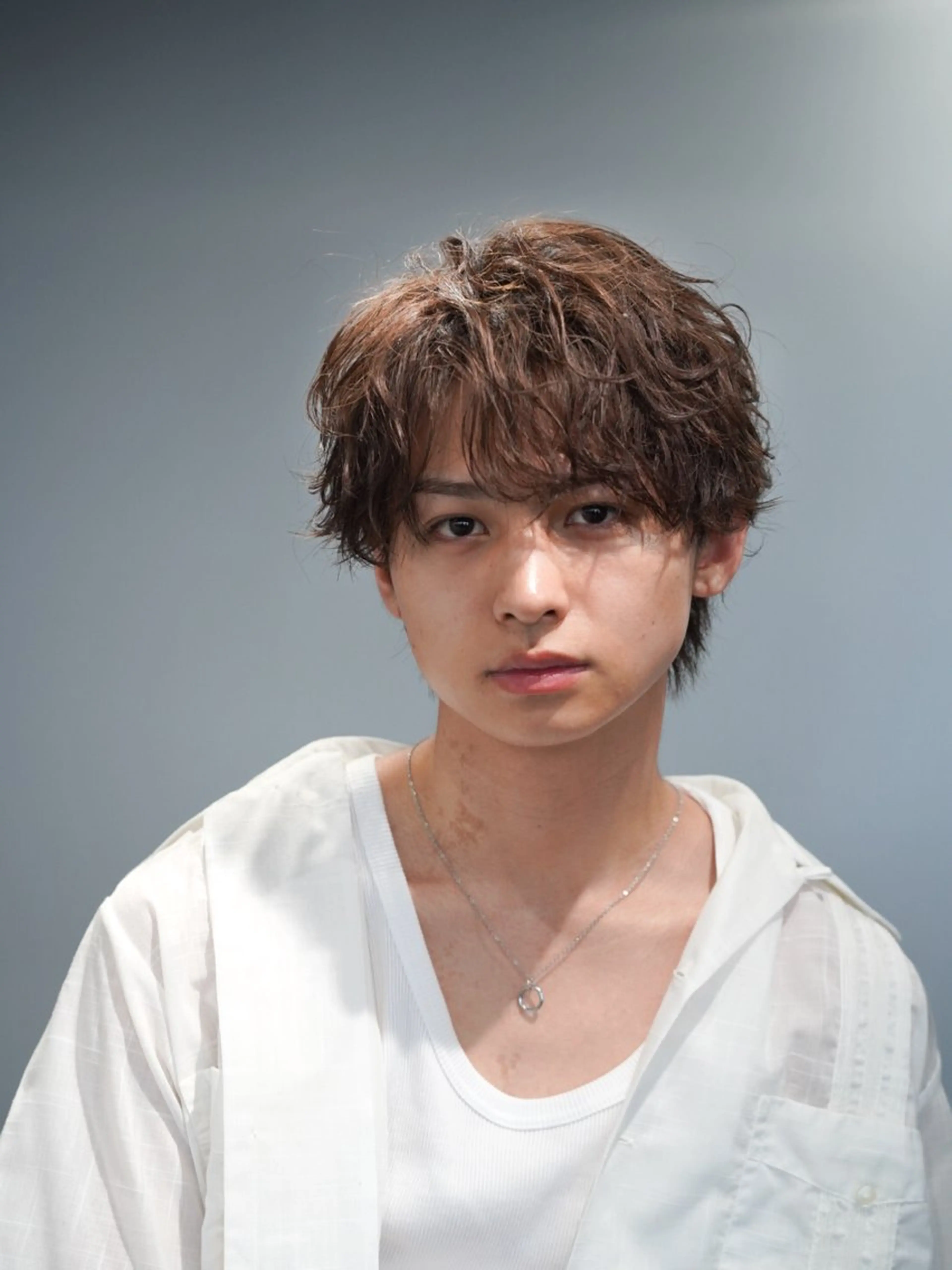 メンズ メンズパーマ 波巻きパーマ fifth リュウセイのヘアスタイル