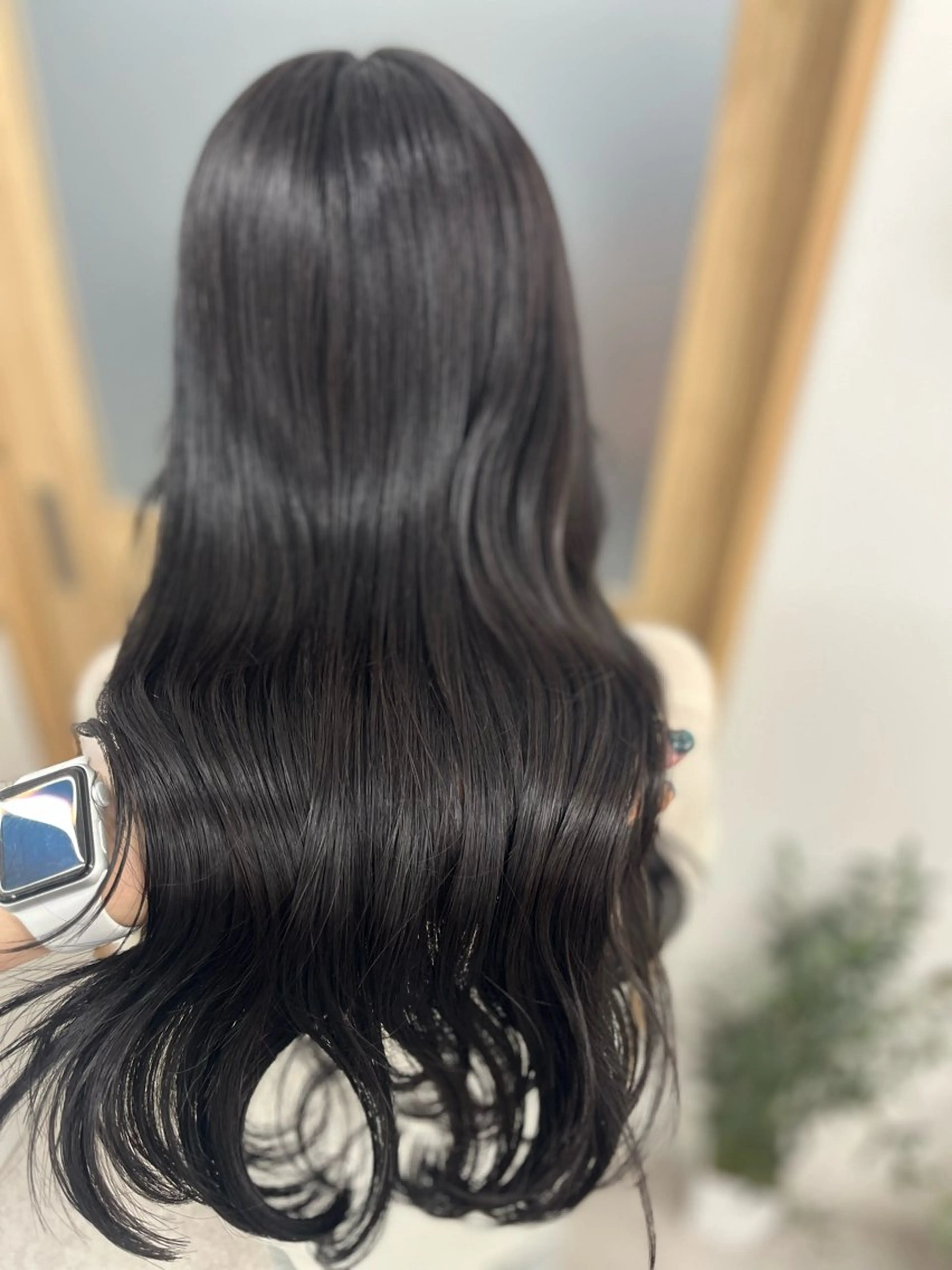 ロング カラー グレージュ ラベンダーカラー ラベンダーグレージュ ラベンダーグレー カット ヘアカラー トリートメント 🫧ぷる艶カラー🫧 Yuubi🦩のヘアスタイル