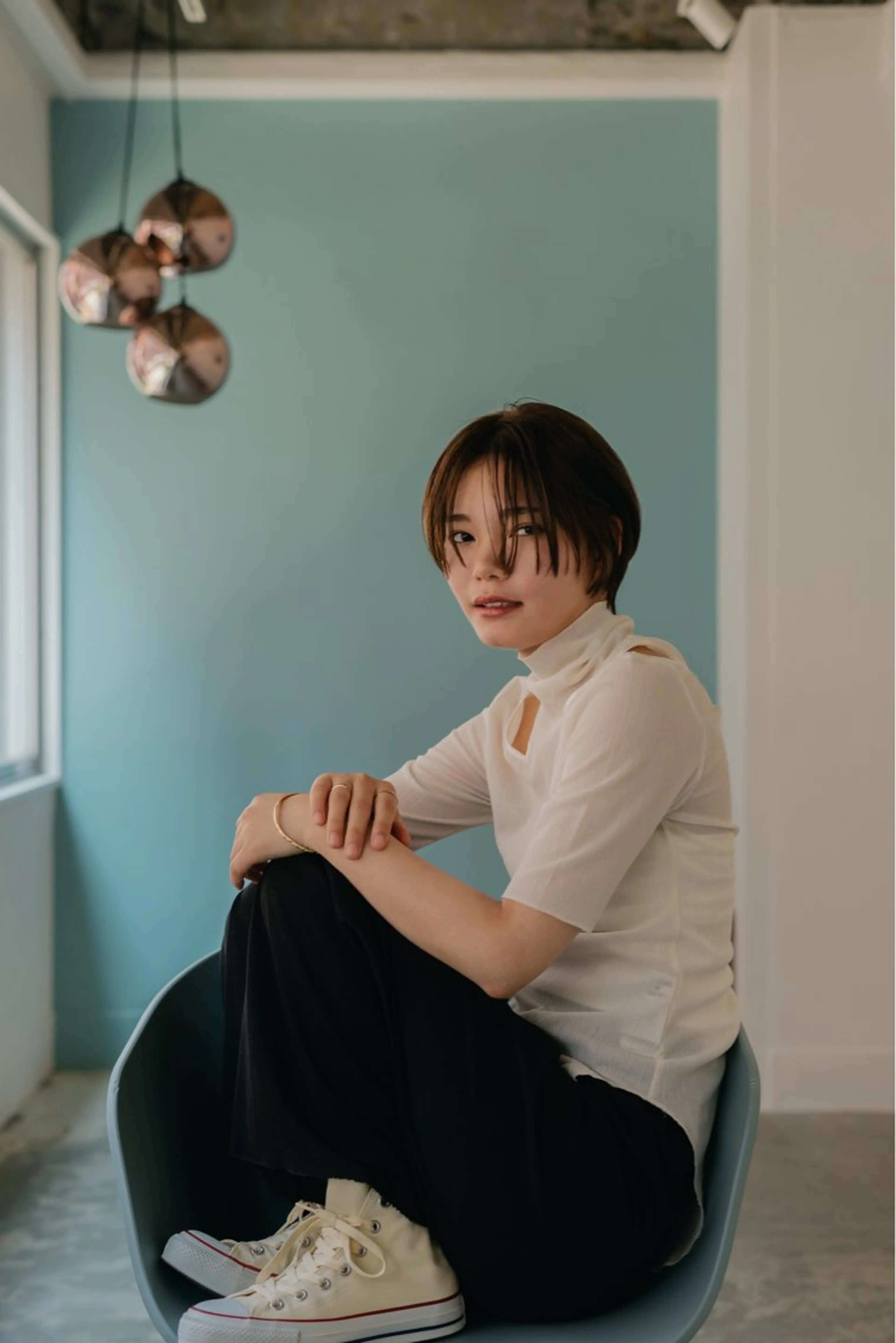 ショート カラー ツジガキ ユウスケのヘアスタイル