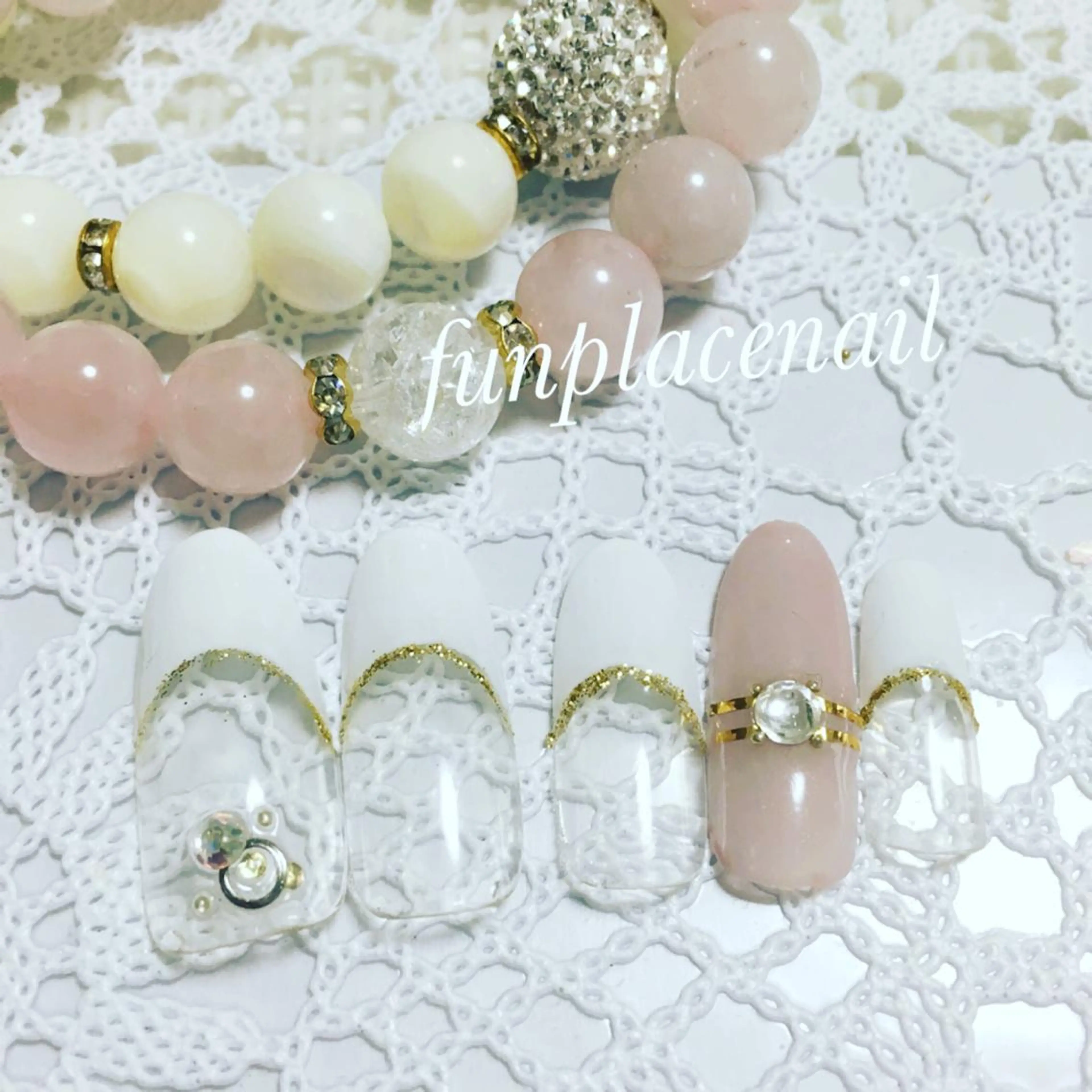 ショート ミディアム セミロング ロング カラー パーマ ヘアアレンジ メンズ キッズ ネイル まつエク nail salon＆school felice所属・フェリーチェ瑞江店 新山のネイルデザイン