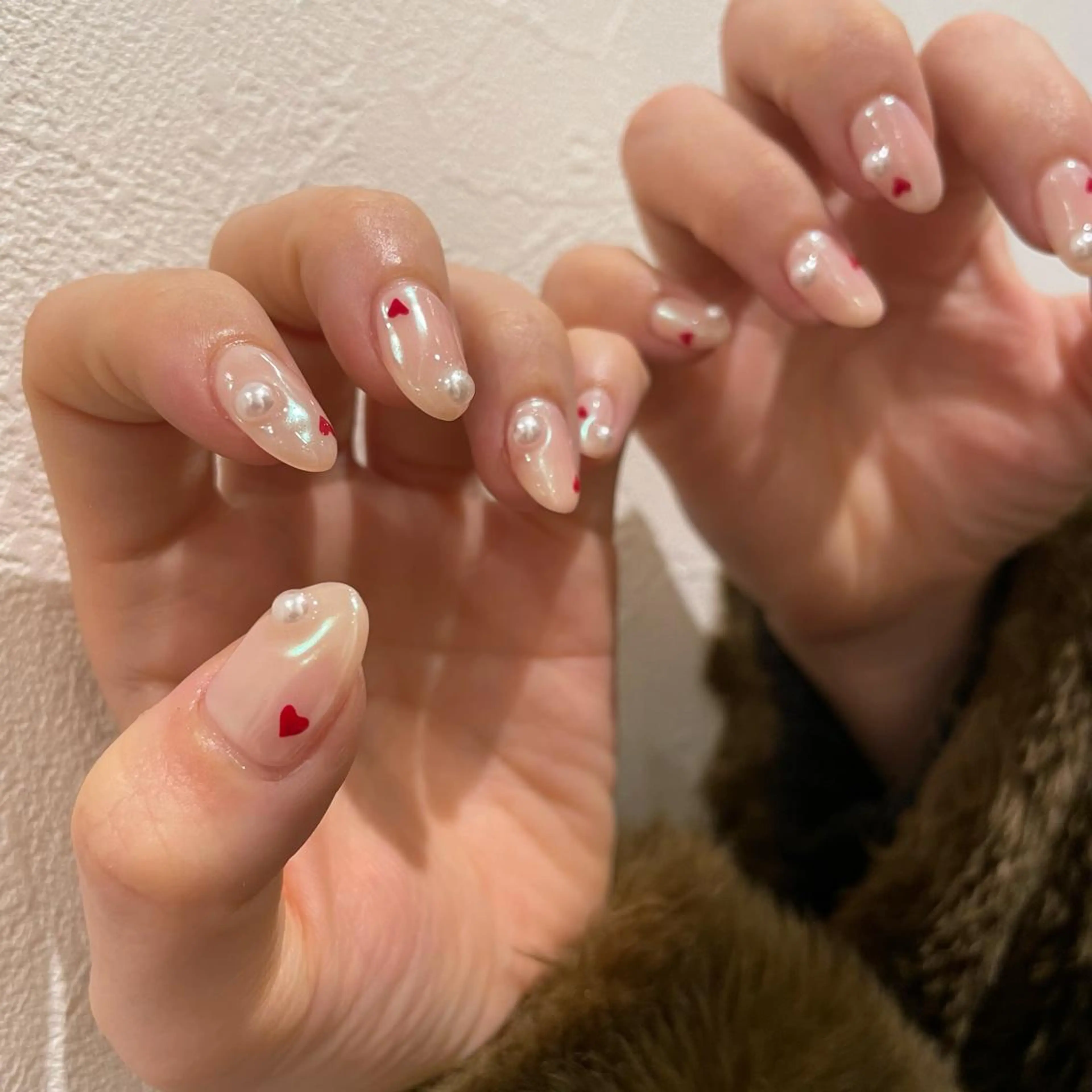 ネイル バレンタイン ハンドネイル miu nail所属・MIUNail YUMIのネイルデザイン