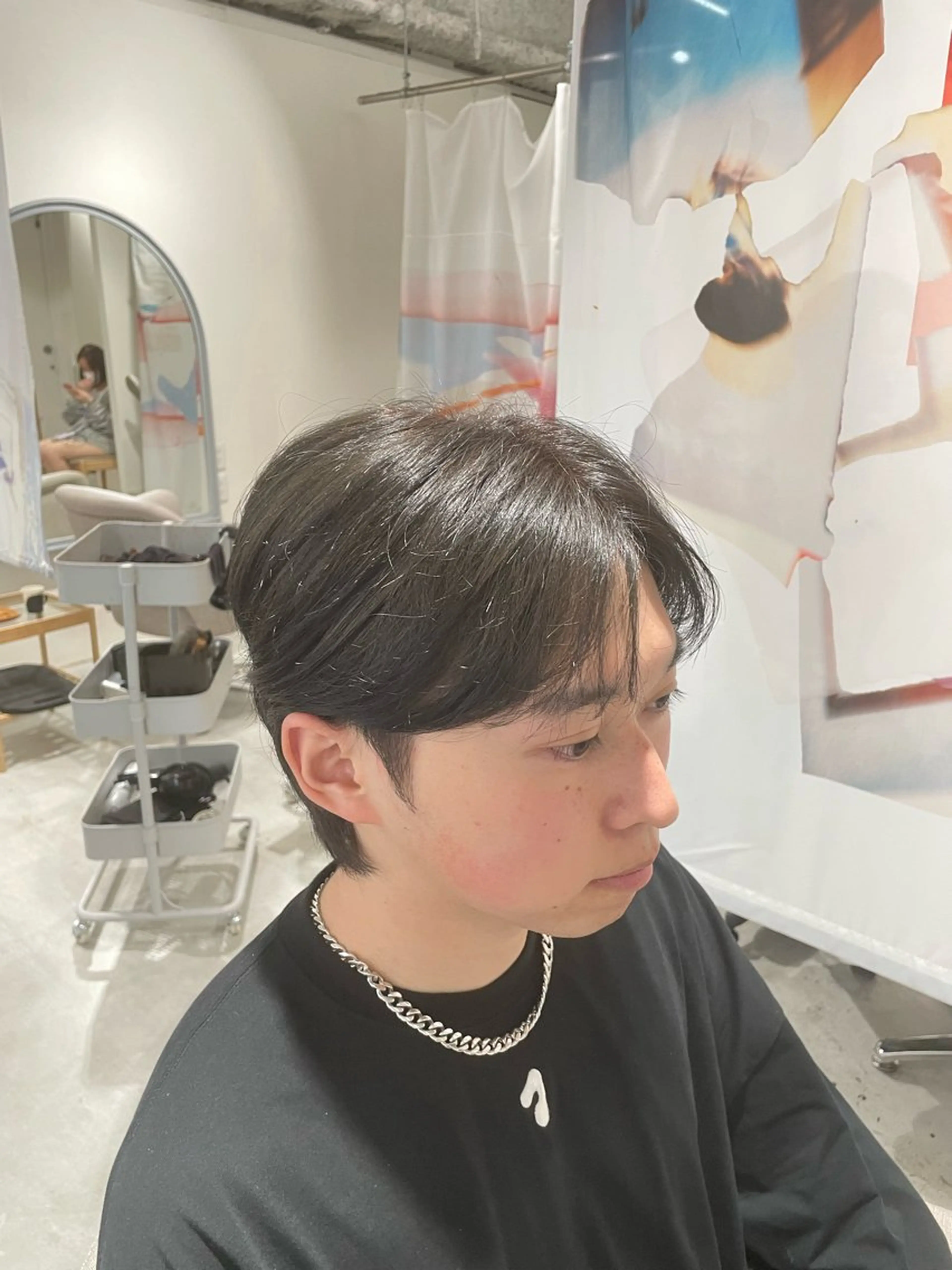 メンズ カット INCE  HAIR 梅田　長町　至のヘアスタイル