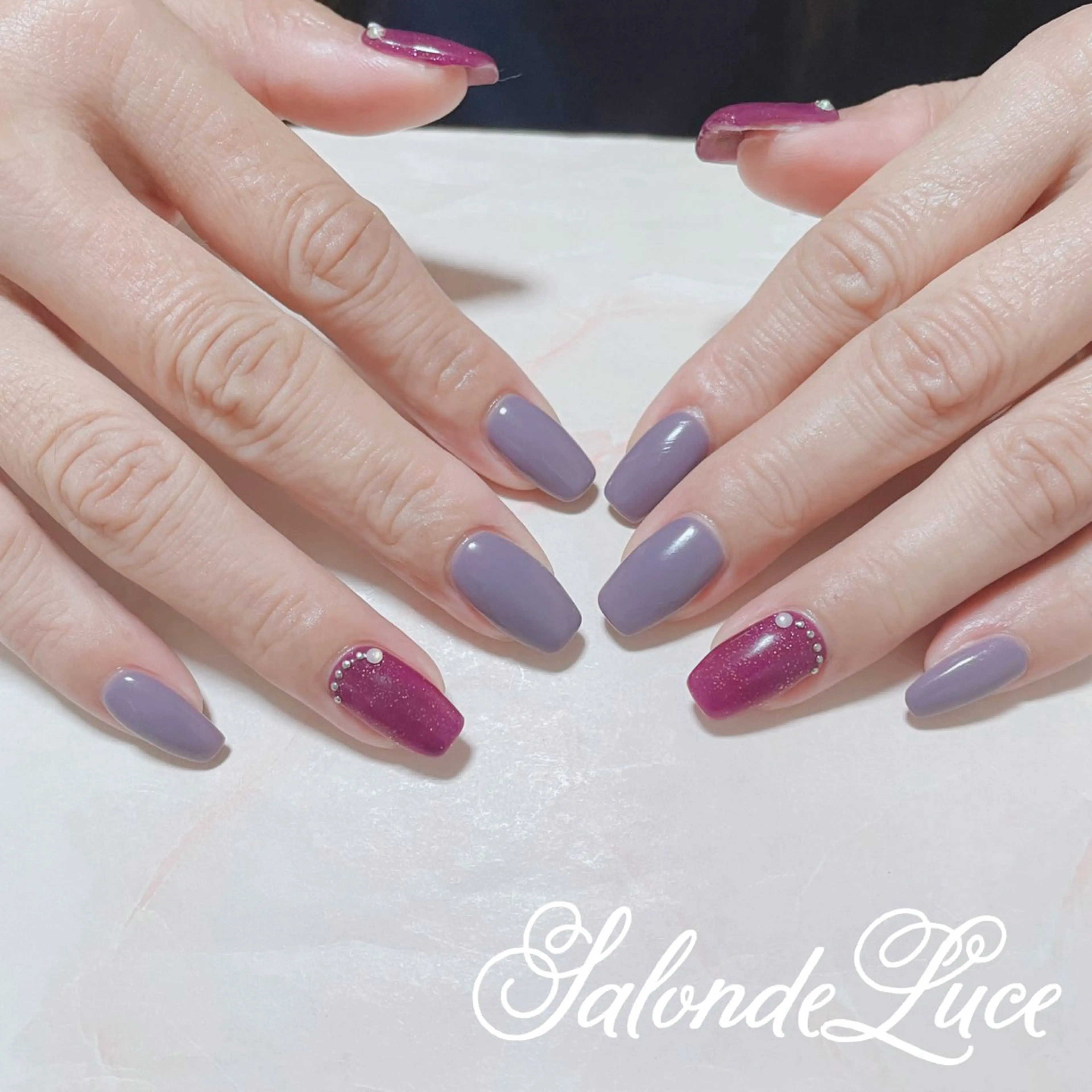 ネイル ワンカラーネイル Salon de Luceのネイルデザイン