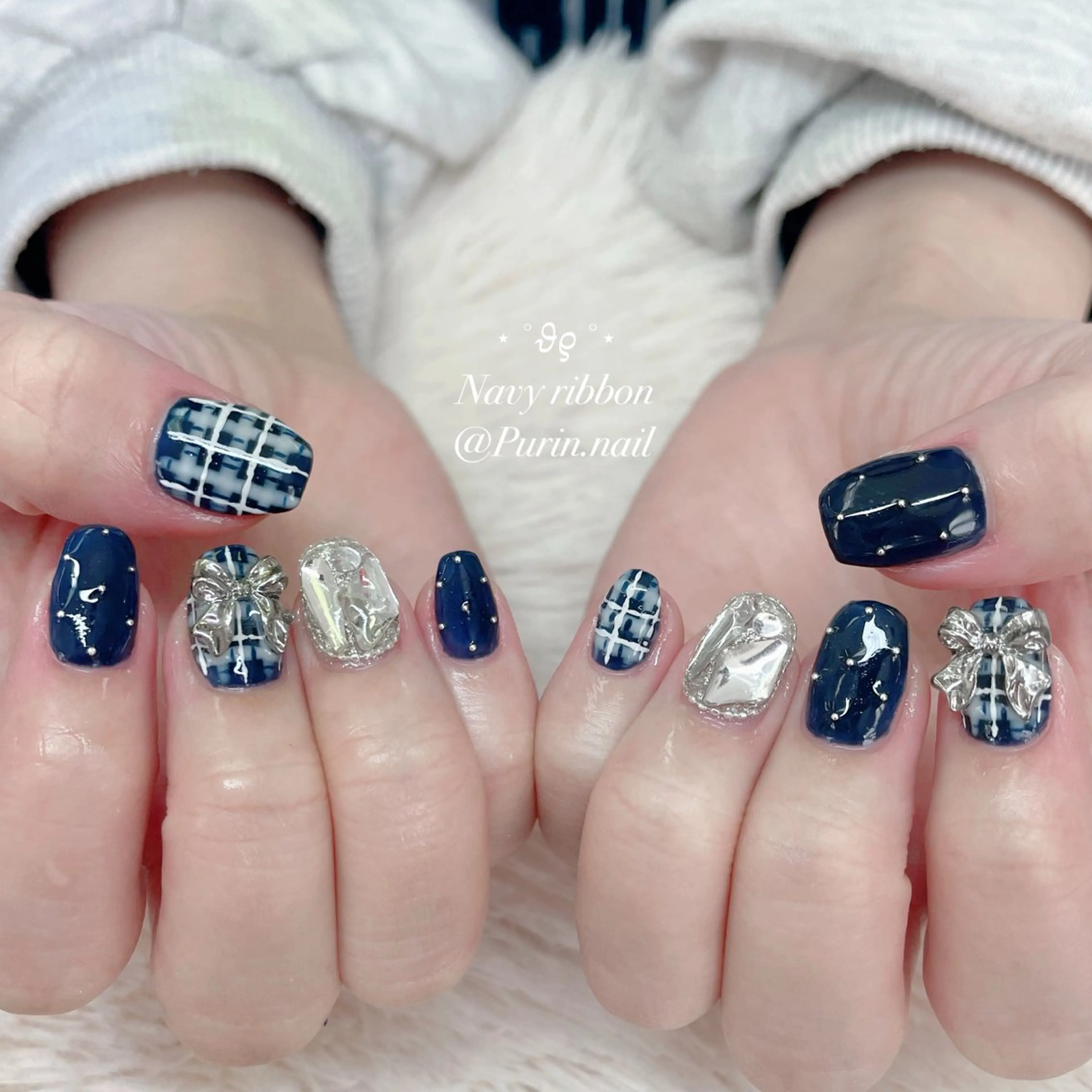 ネイル ハンドネイル Nails by Purin🍮のネイルデザイン