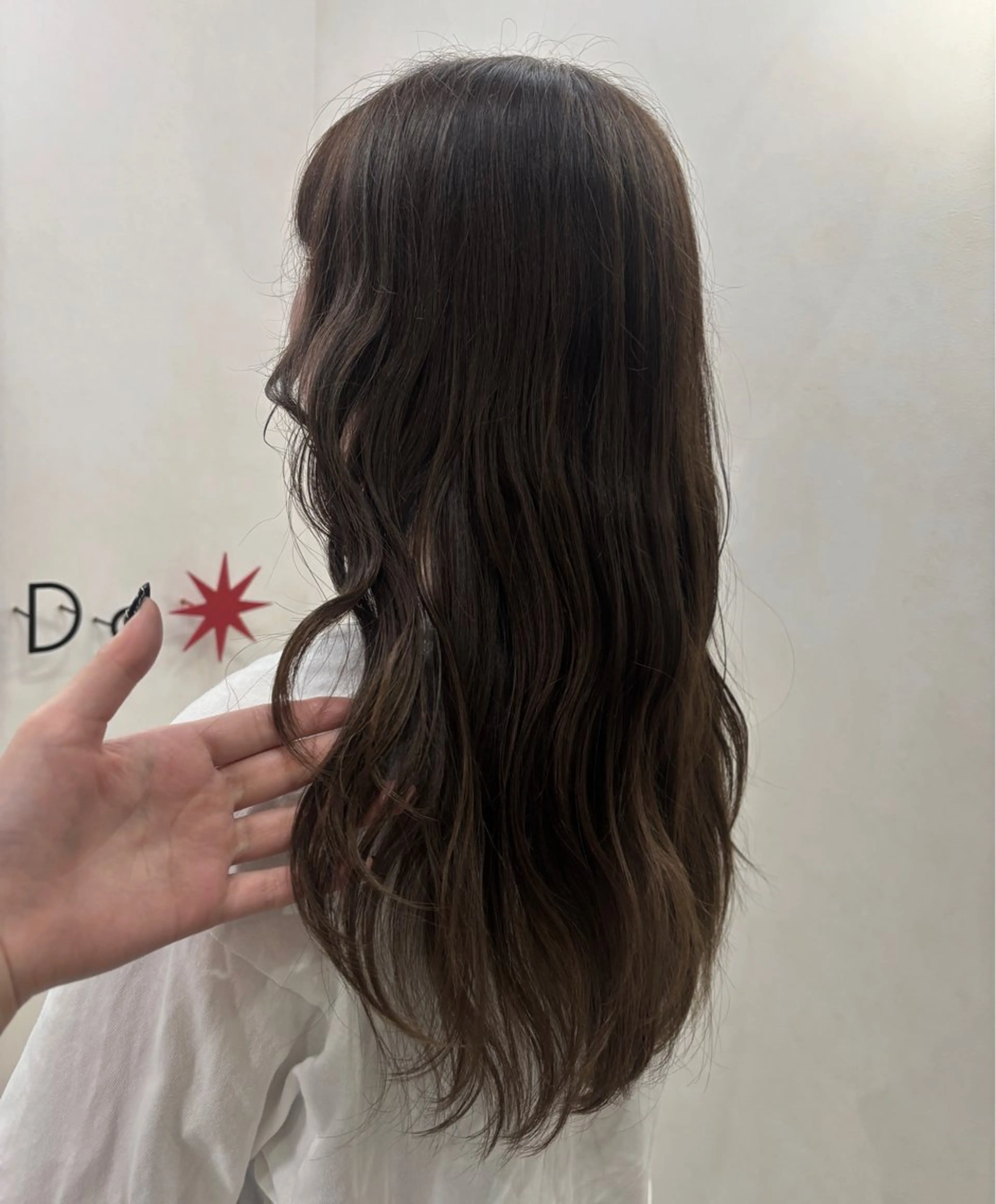 ロング 縮毛矯正 okura nanamiのヘアスタイル
