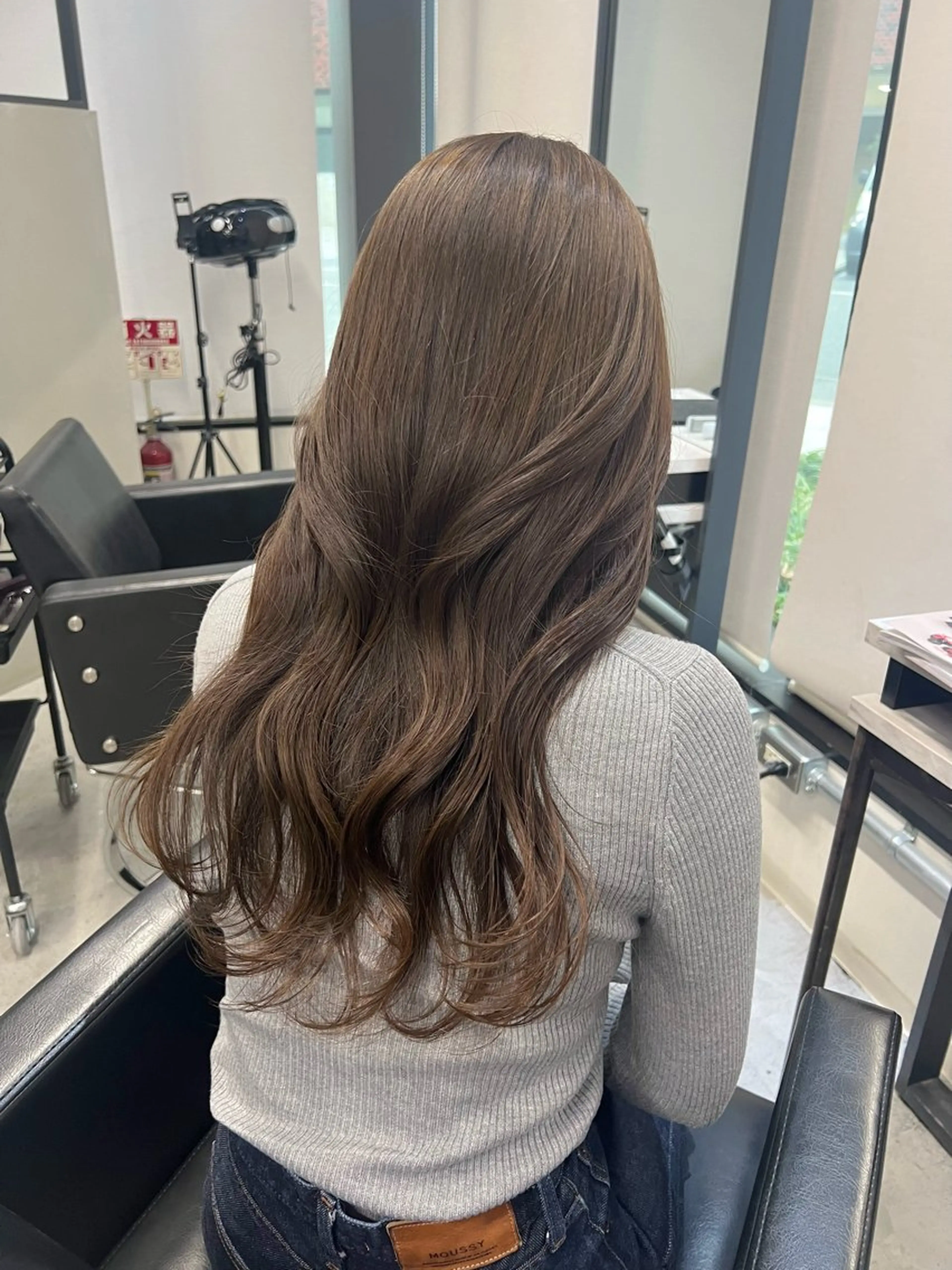 ロング カラー 韓国ヘア🇰🇷 中島志菜のヘアスタイル