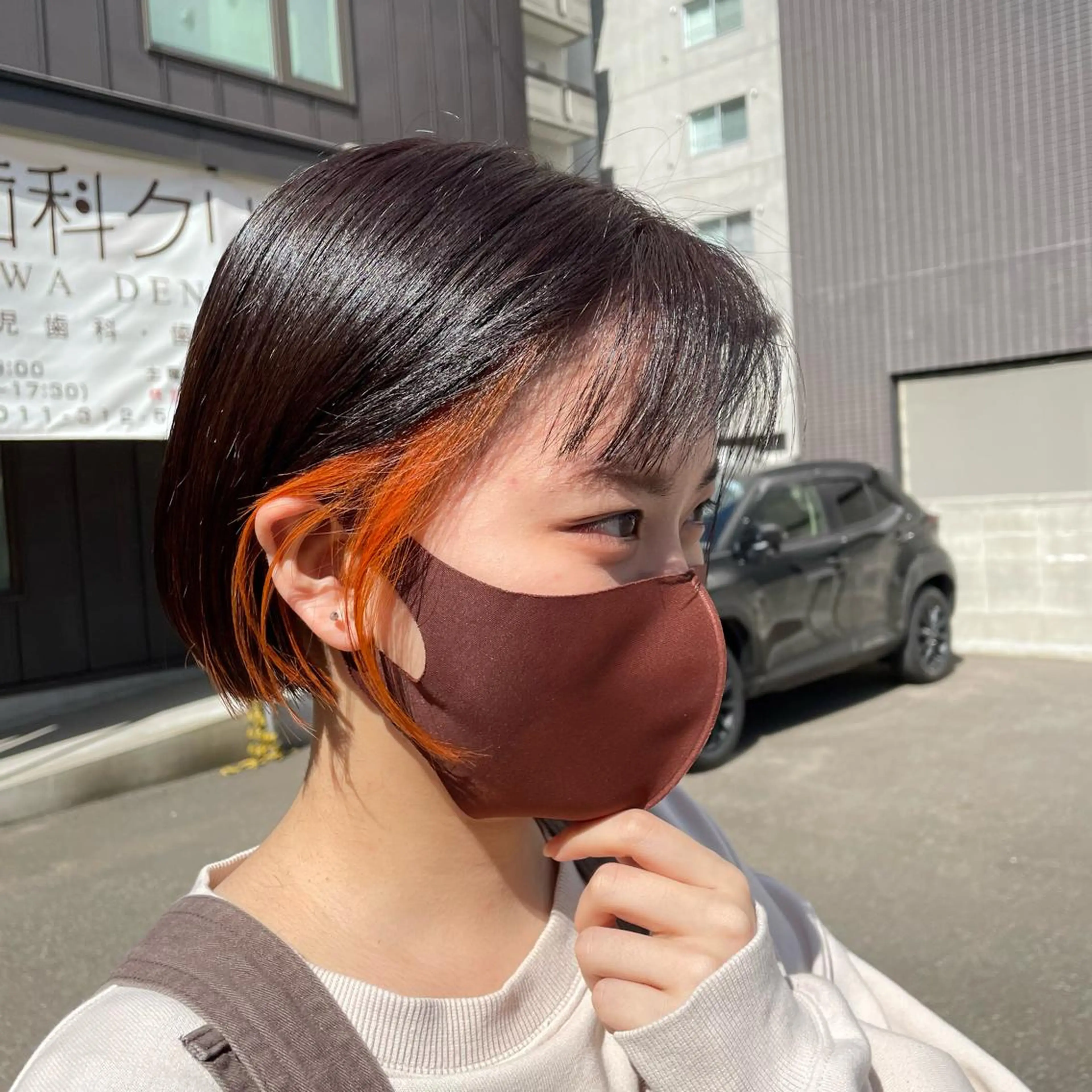 ミディアム カラー 🌼RIKA🌼レデ ィース専門💖のヘアスタイル