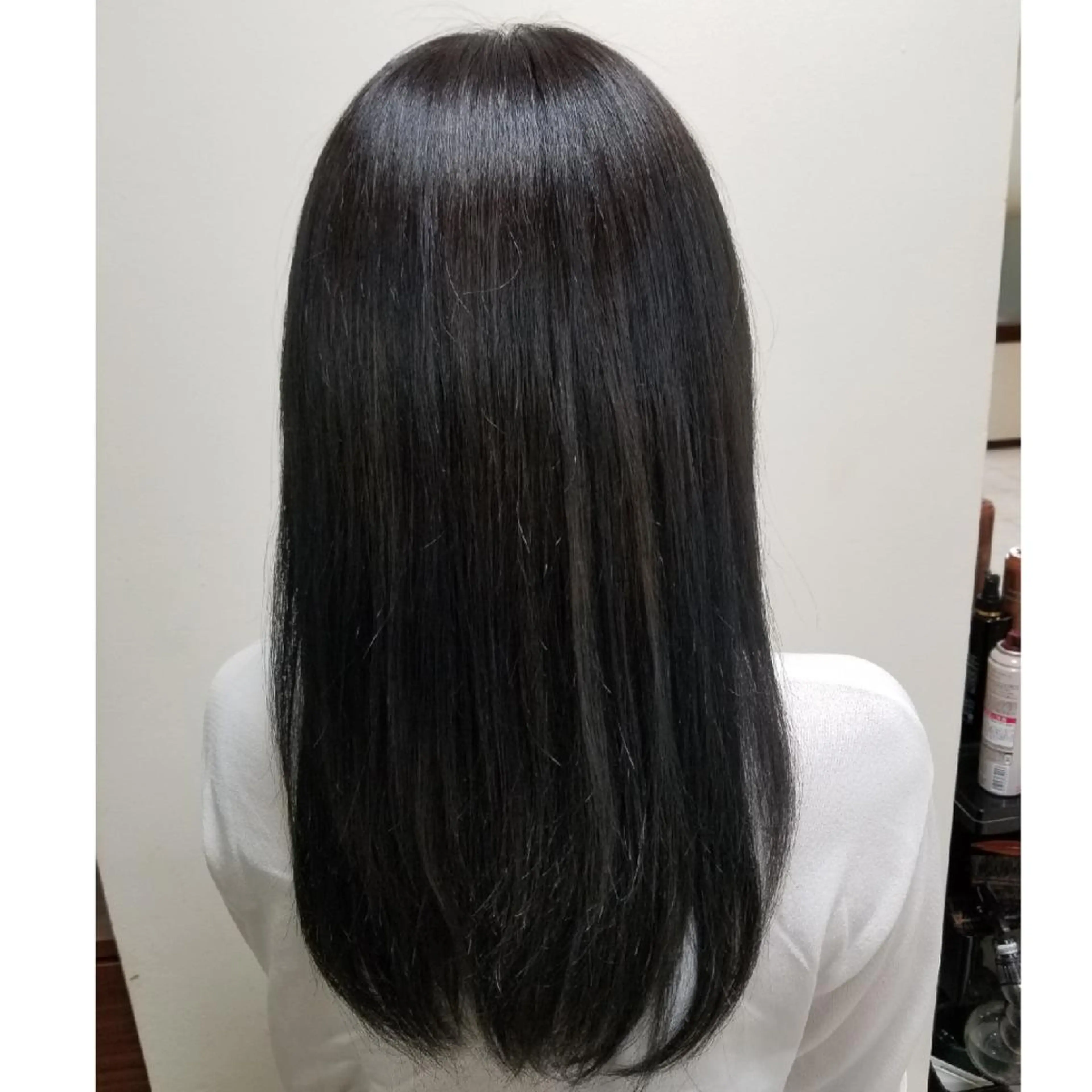 ロング カラー ダークグレー ダークグレージュ グレージュ ラカリテ所属・渋谷 りなのヘアスタイル