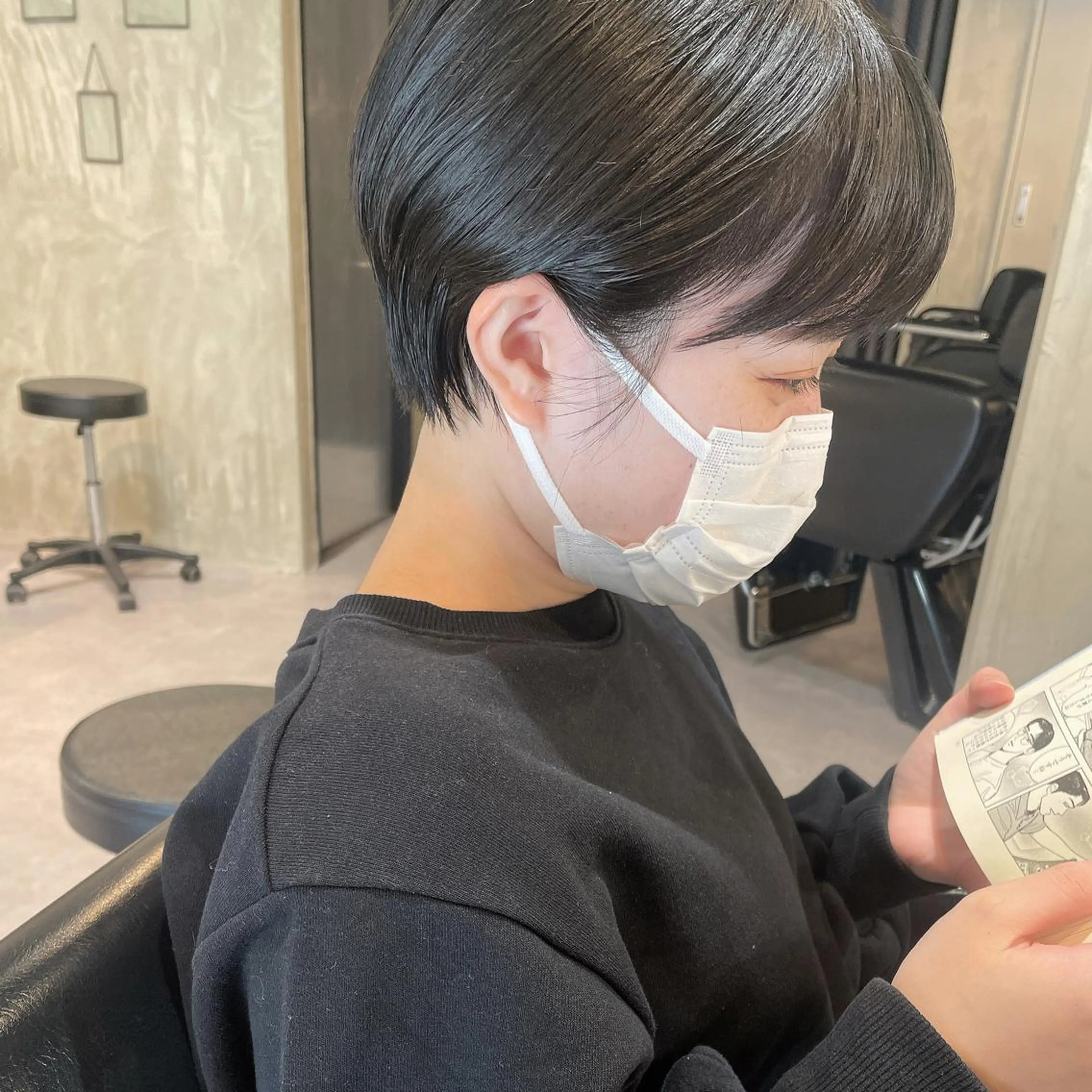ショート カット ヘアカラー ヤマモト マイのヘアスタイル