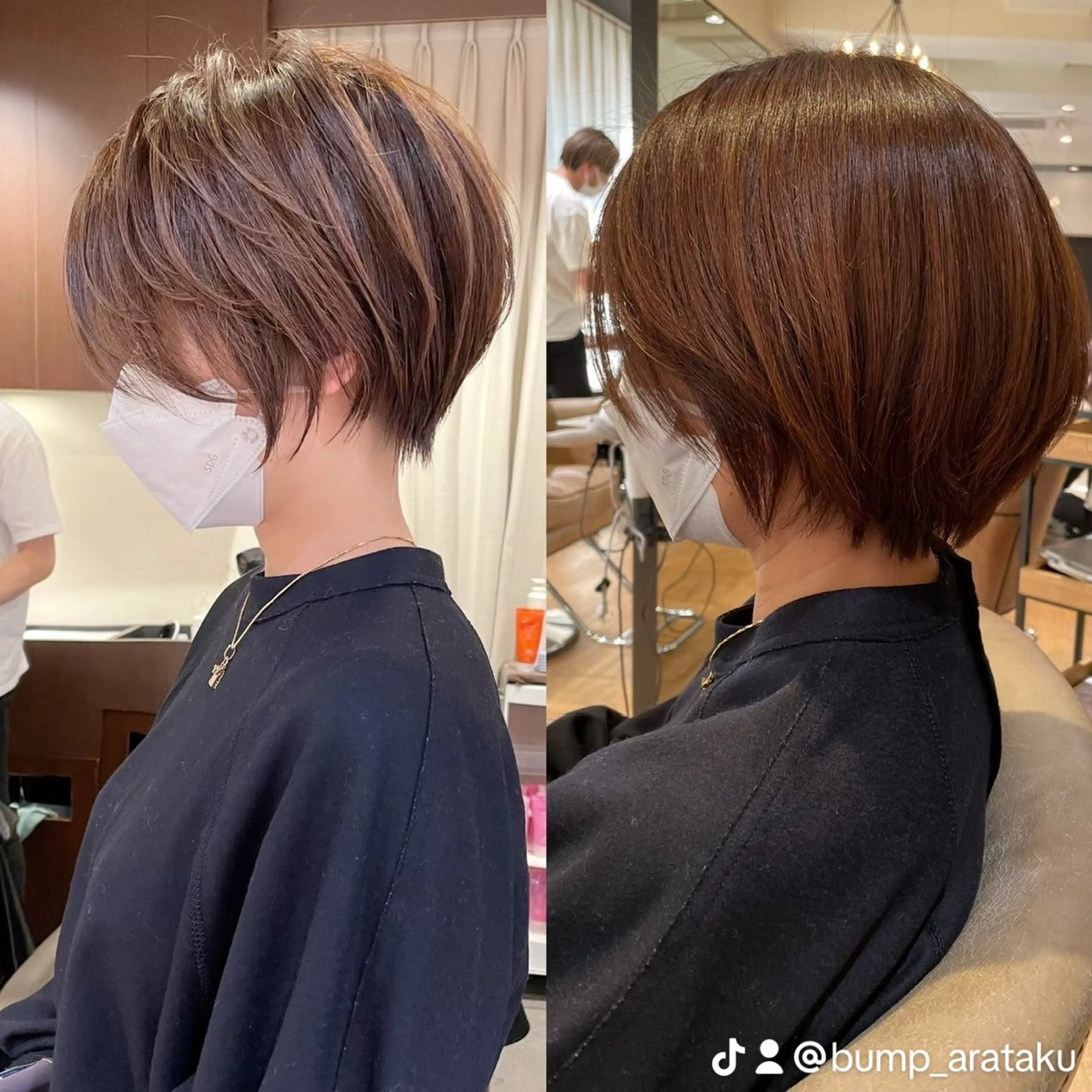 ショート 無料カットモデル/ 大人ショート/荒砂のヘアスタイル