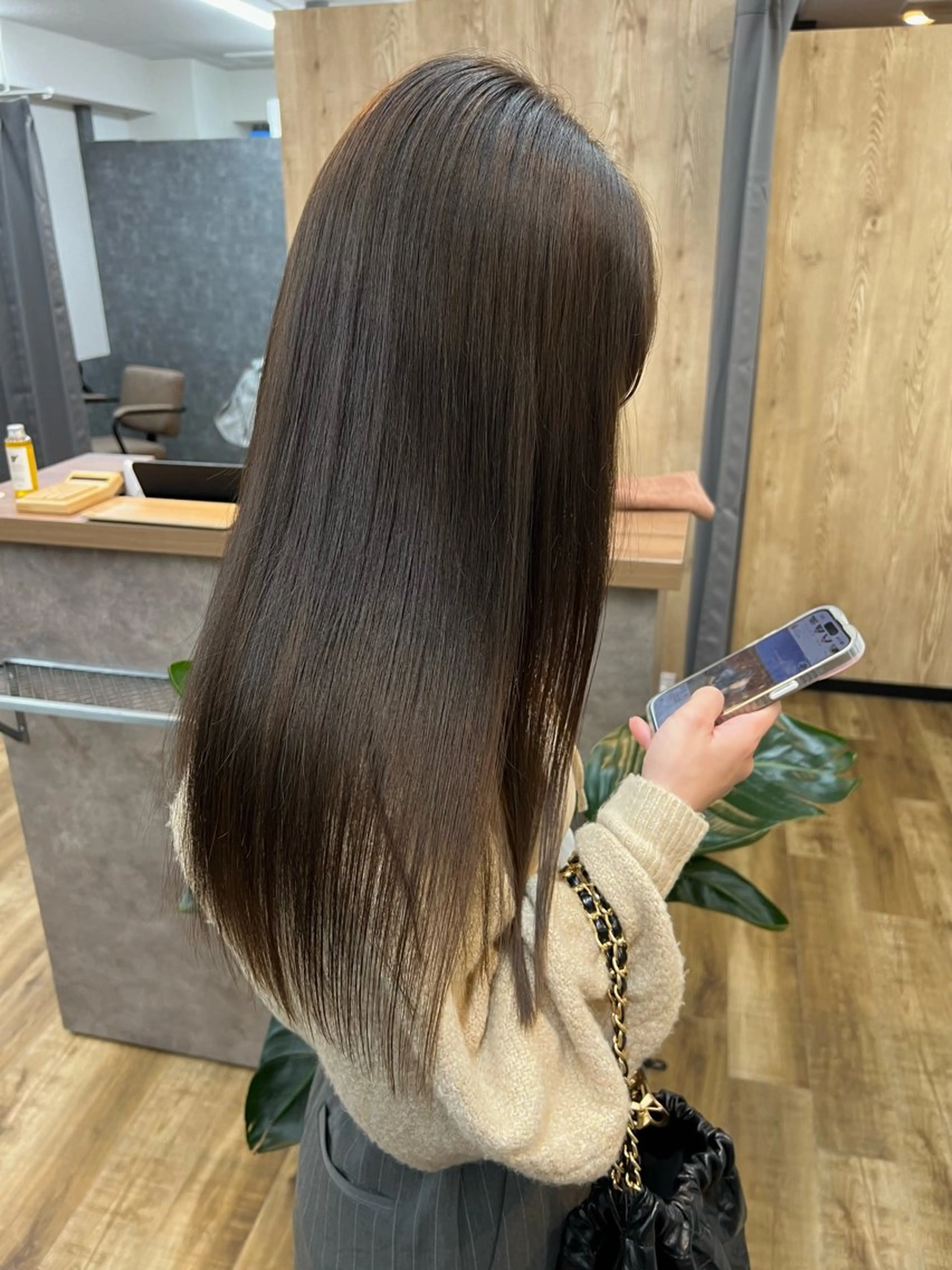 【おすすめ🧡】カット+カラー+ケアプロ超音波髪質改善トリートメント💫の写真