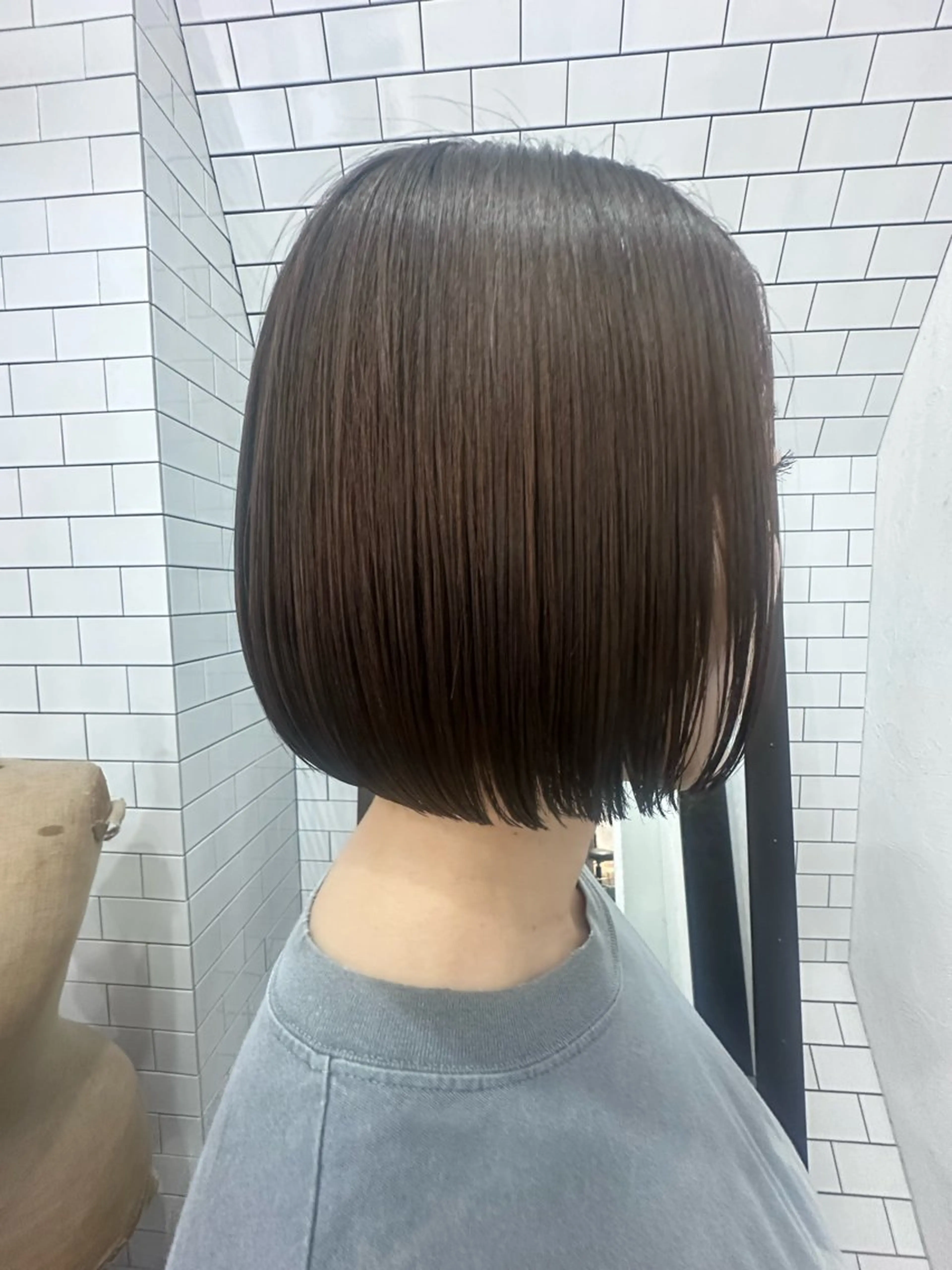 ショート カット 縮毛矯正 トリートメント 妙見 知洋のヘアスタイル