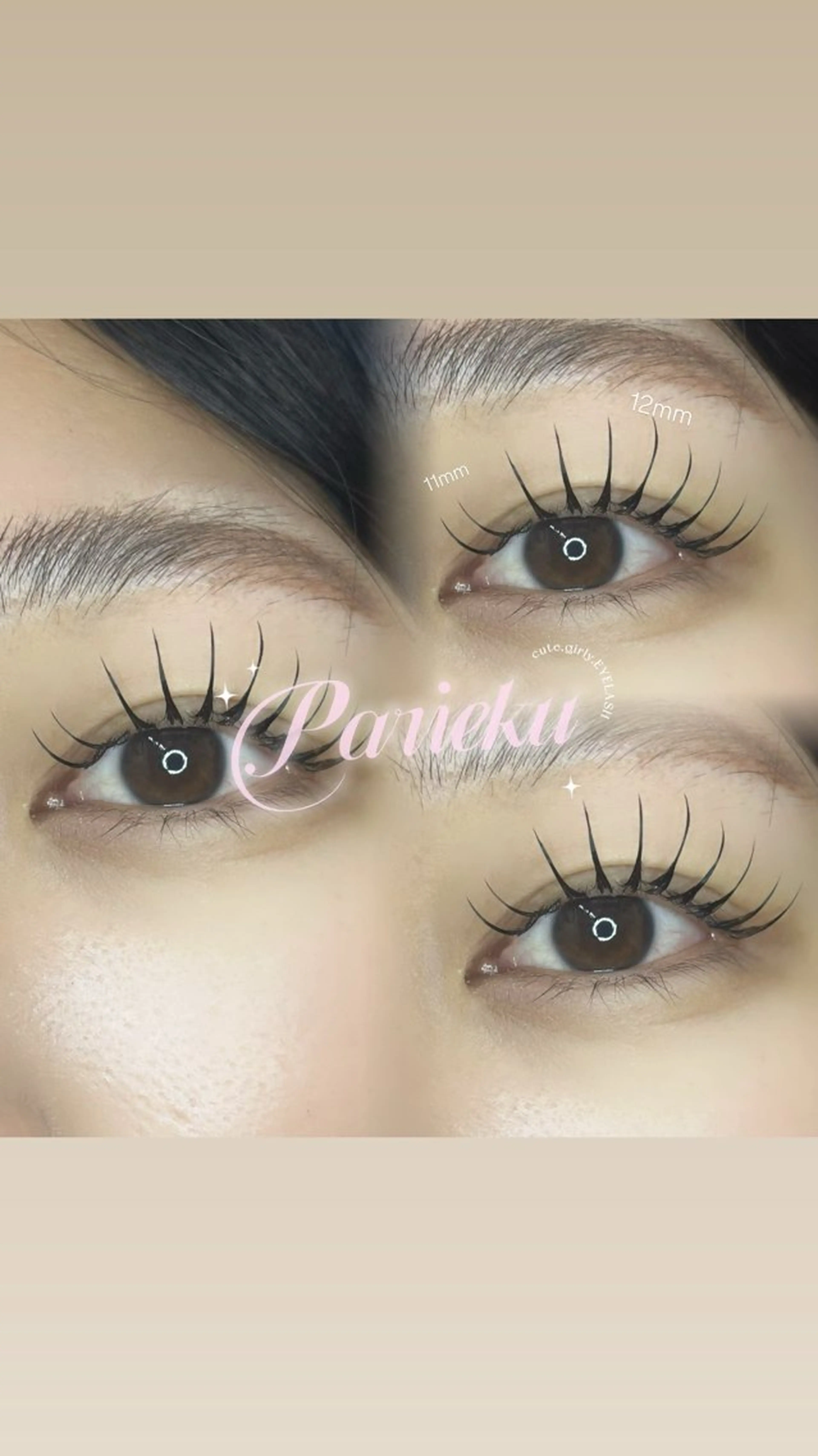 マツエク・マツパ 🥨eye/hair ⌇﻿aml🥨のマツエク・マツパデザイン