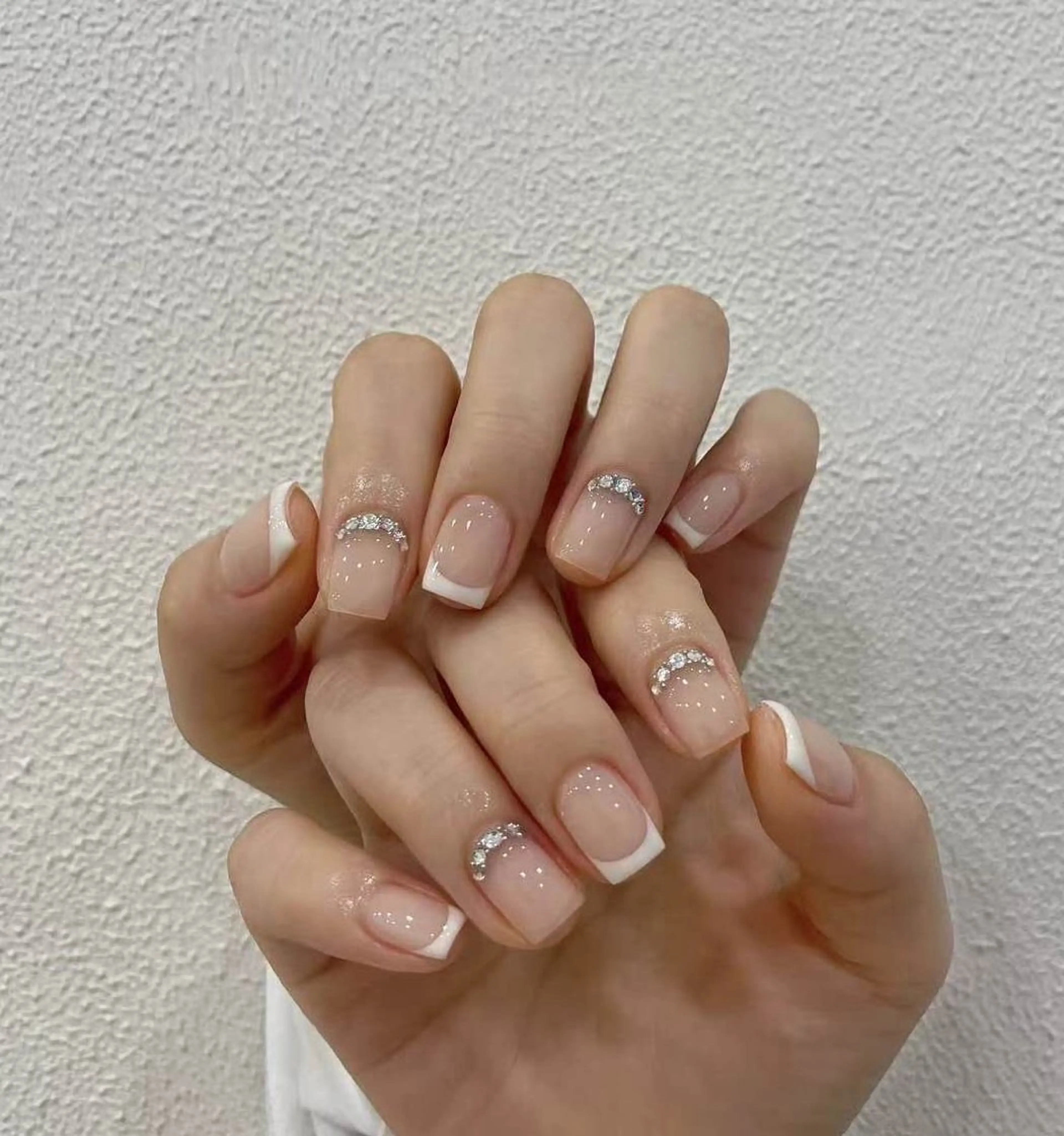 ネイル オーロラネイル フラワーネイル フットネイル フレンチネイル ジェルネイル ハンドネイル BabyYouMi nailのネイルデザイン