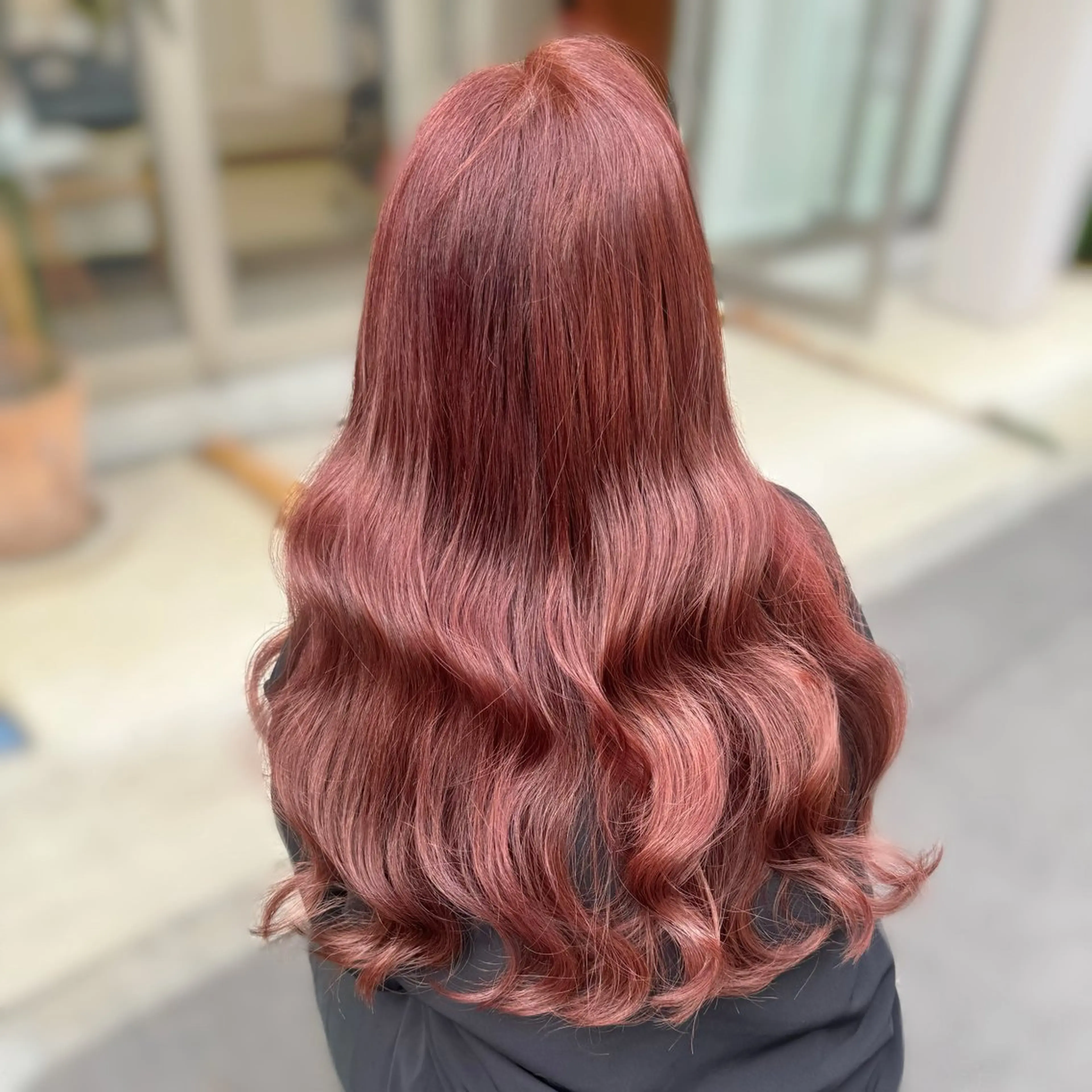 ロング カラー カット ヘアカラー トリートメント kana ブリーチなしカラー✨のヘアスタイル