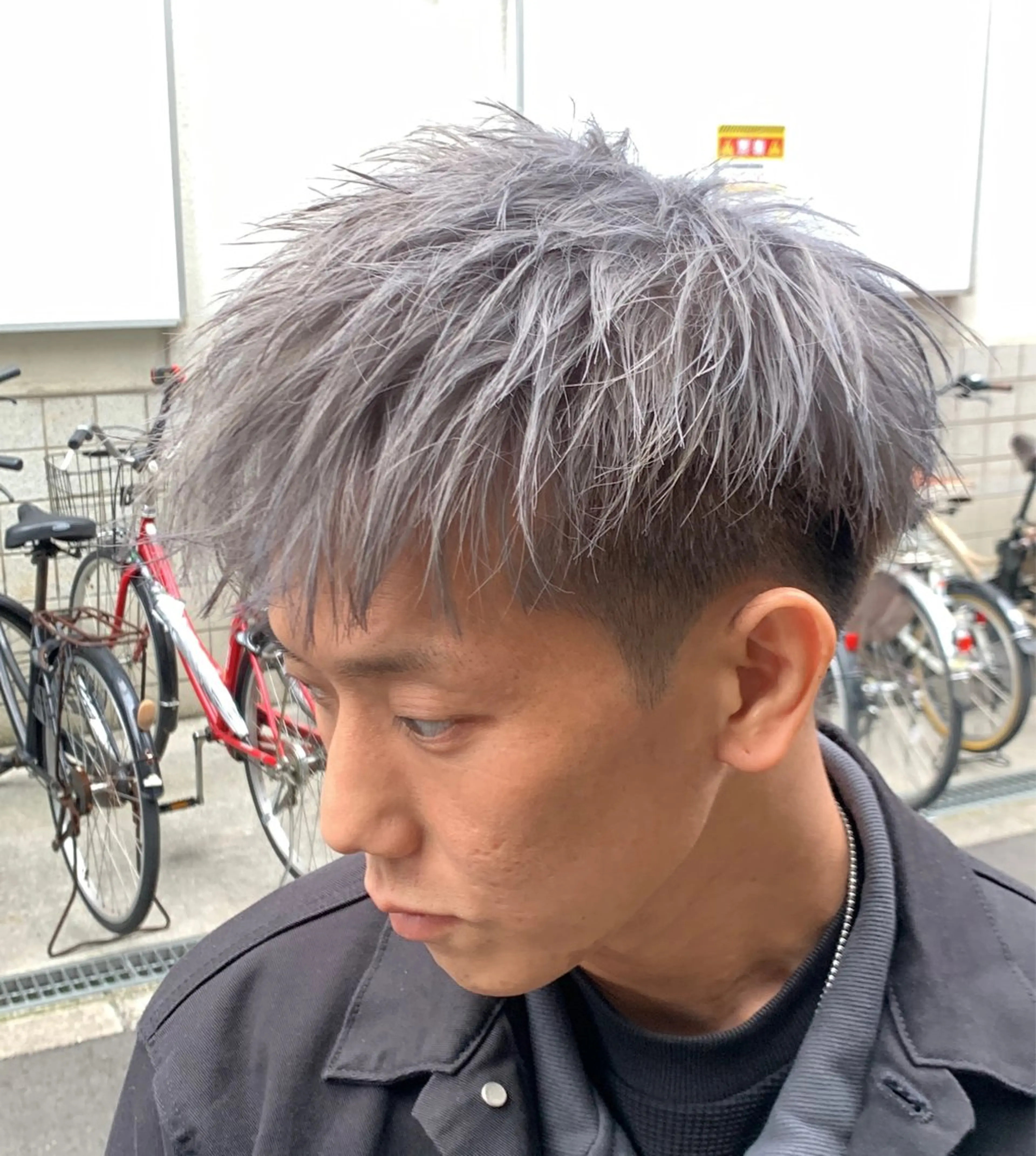 カラー メンズ 濱口 健慎のヘアスタイル