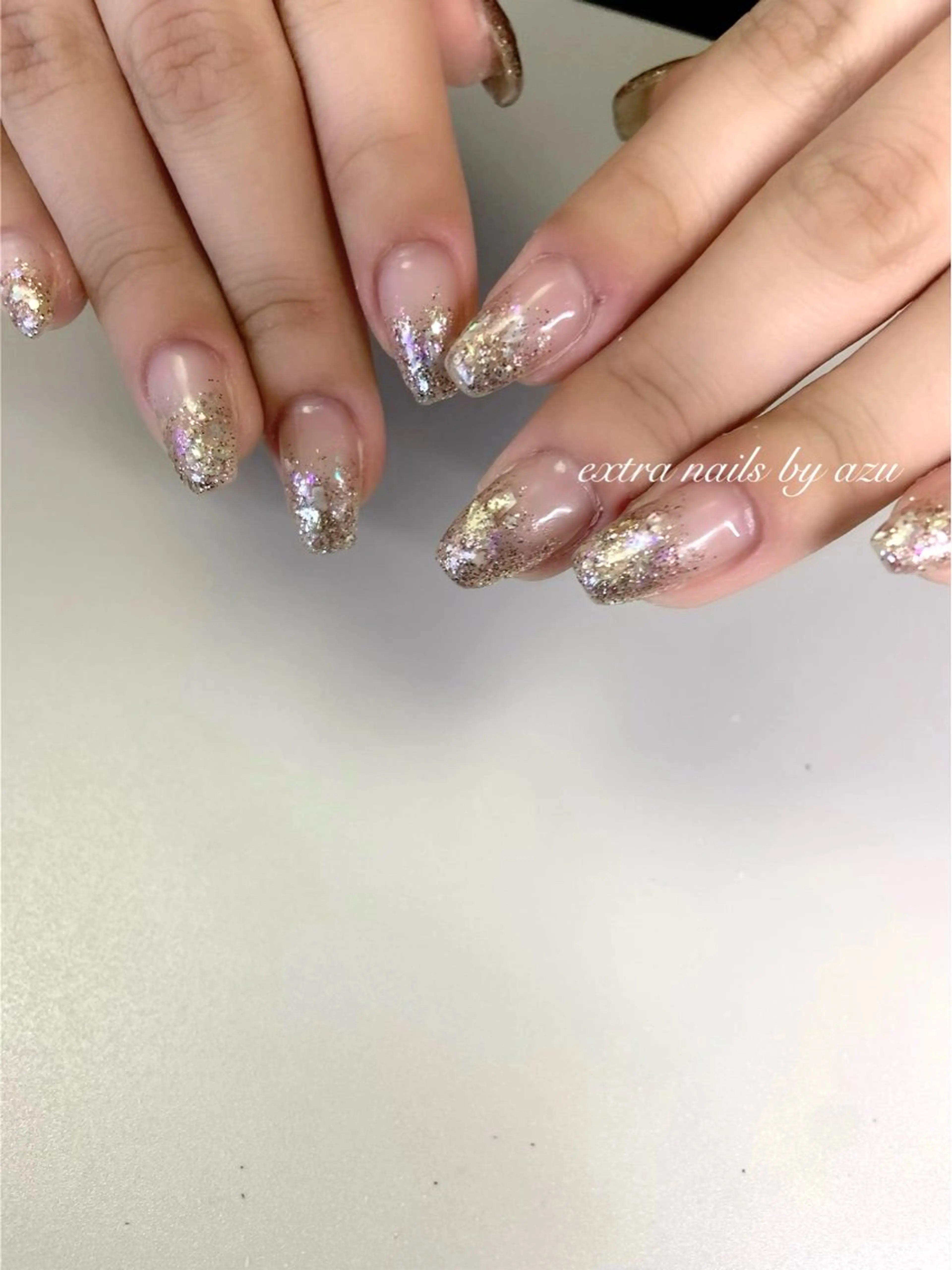 ネイル ハンドネイル extranails /wax　azuのネイルデザイン