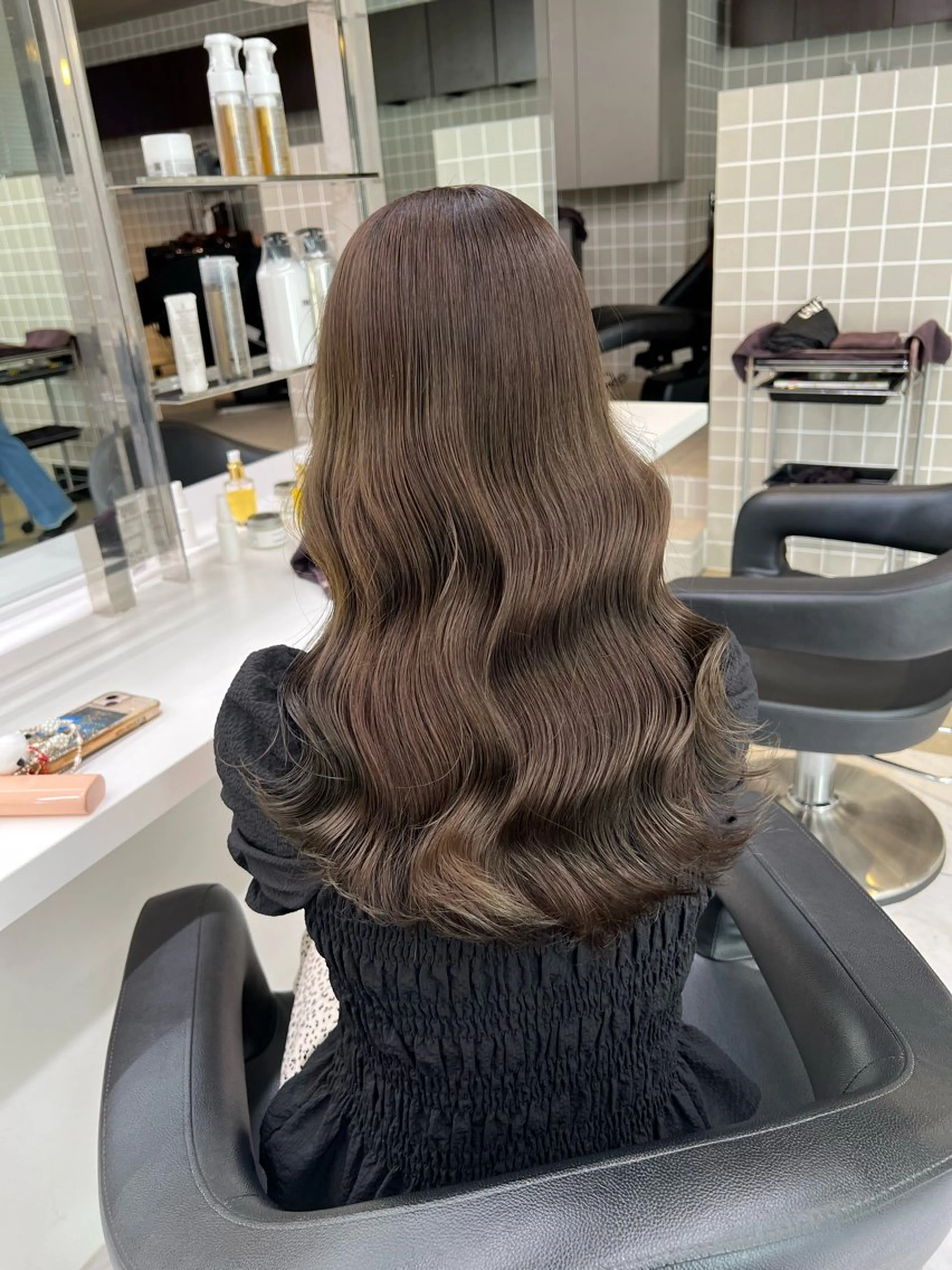 セミロング ヘアカラー トリートメント ヘッドスパ ヘアセット 💍レイヤーカット 艶髪💍亘紘輝のヘアスタイル