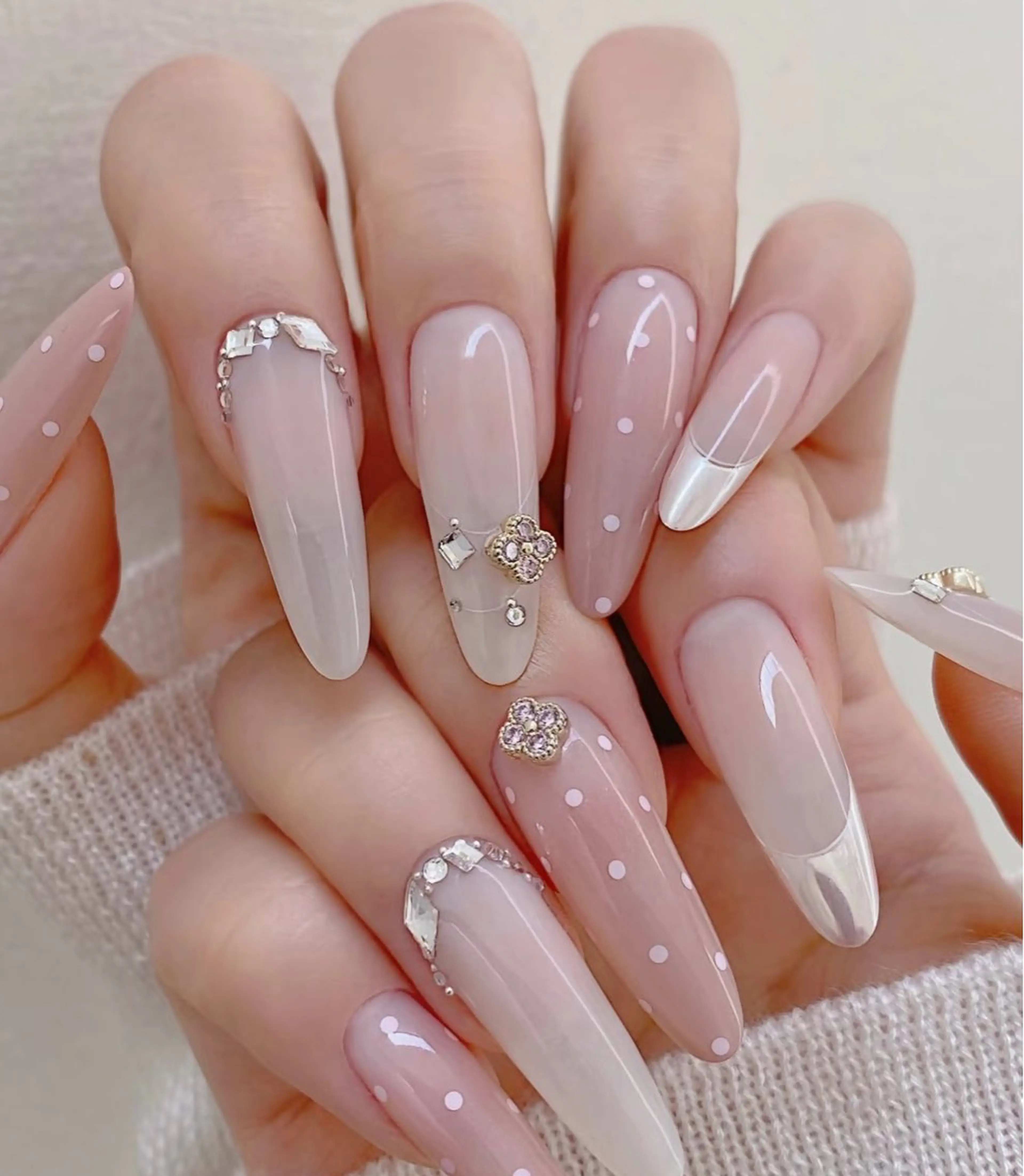 ネイル 長さ出し hello.nail所属・Horie 雪のネイルデザイン