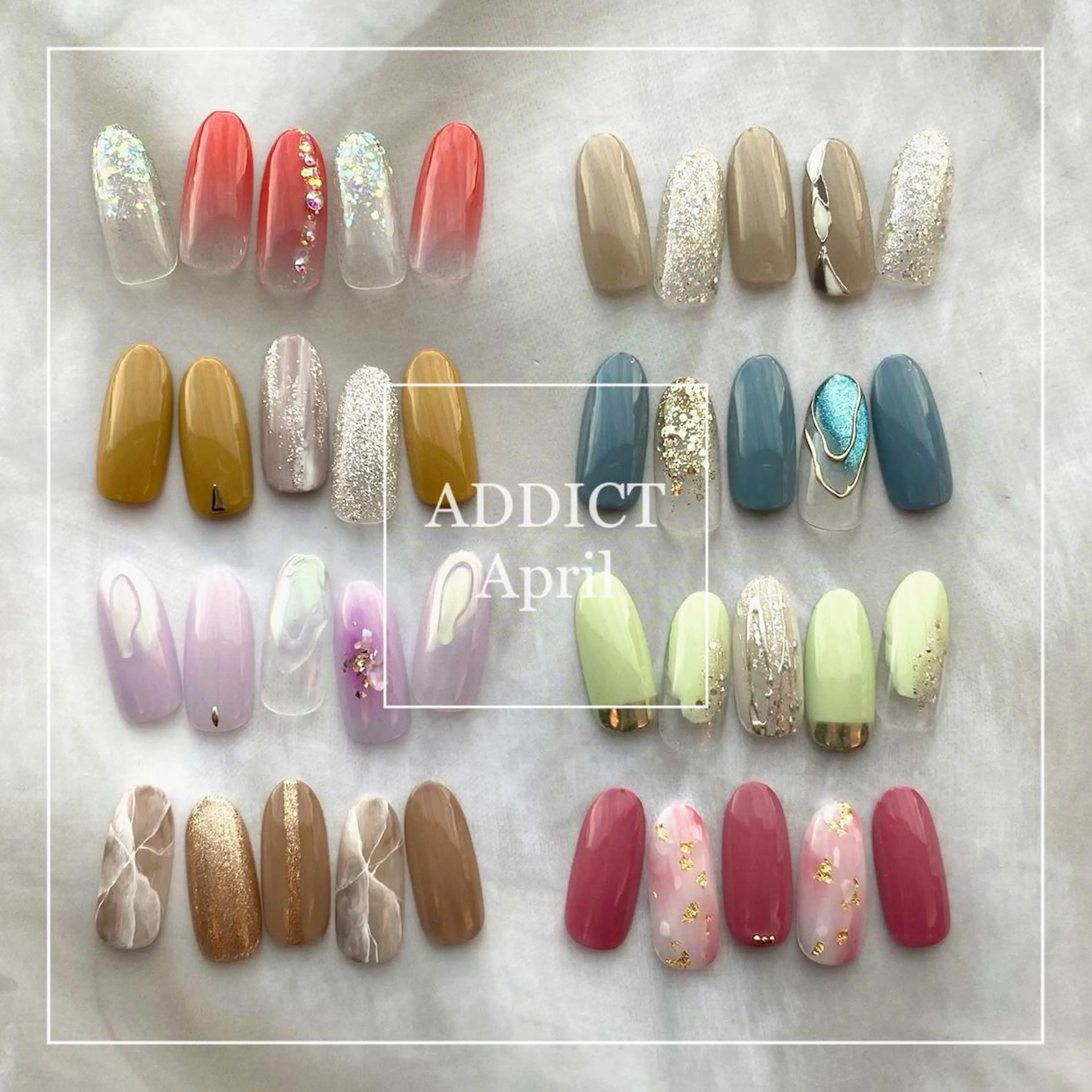 ネイル ハンドネイル ADDICT アディクトのマツエク・マツパデザイン