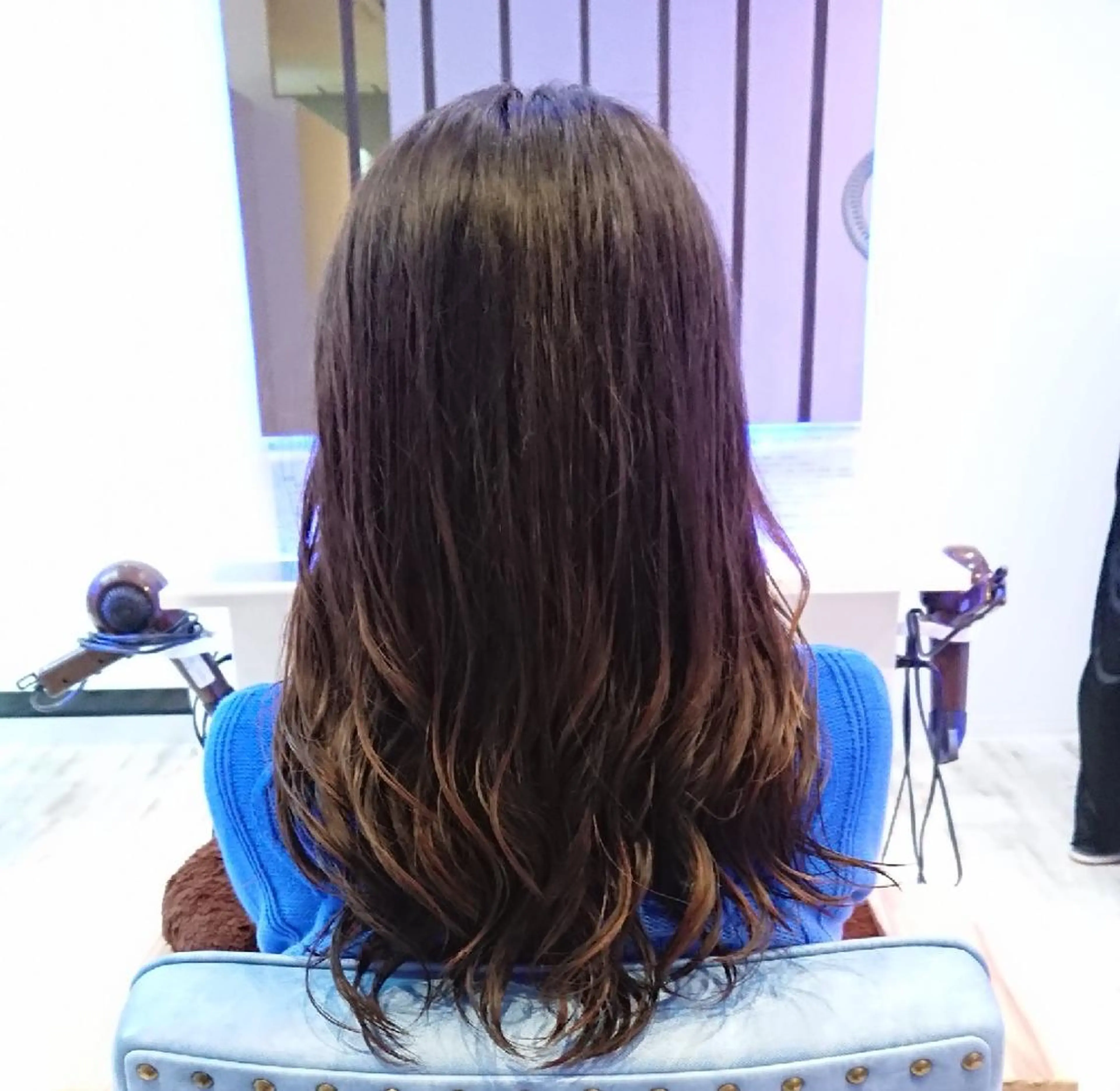 セミロング パーマ ヘアアレンジ 小林 伸行のヘアスタイル